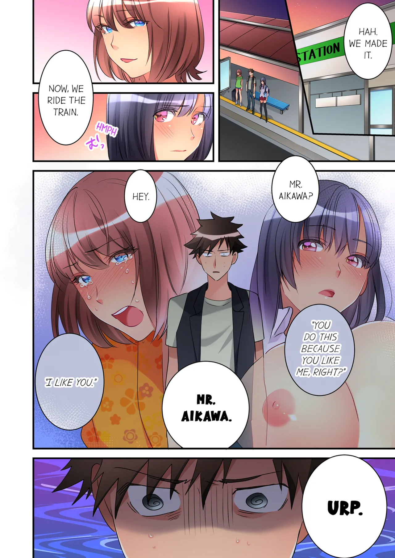 [Hatokonro]Onnanoko ga Ochita Saki wa, Ore no Musuko no Sakippo deshita | What She Fell On Was the Tip of My Dick Vol. 1-3[English] [Decensored] [Ongoing] Page 217