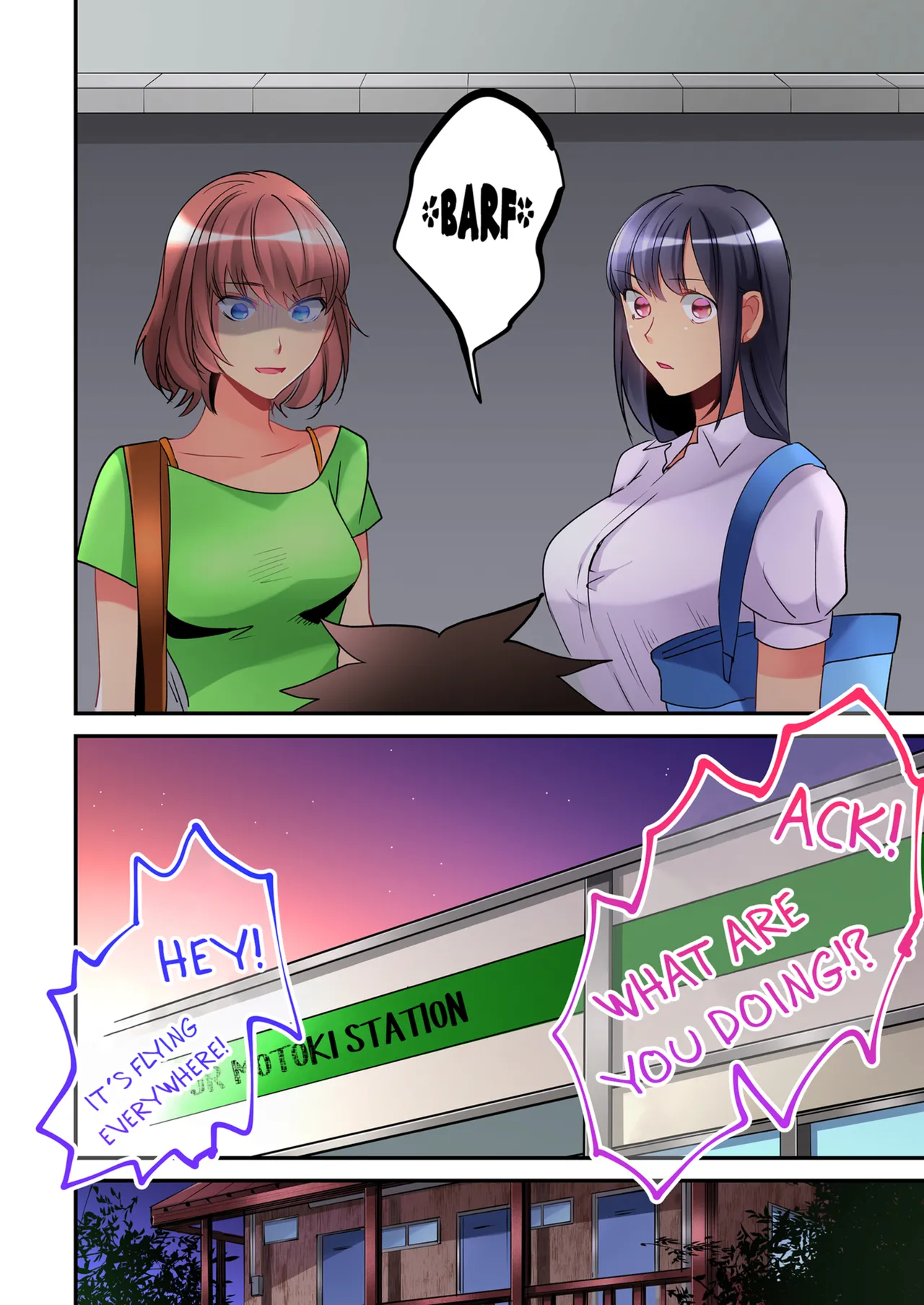 [Hatokonro]Onnanoko ga Ochita Saki wa, Ore no Musuko no Sakippo deshita | What She Fell On Was the Tip of My Dick Vol. 1-3[English] [Decensored] [Ongoing] Page 218