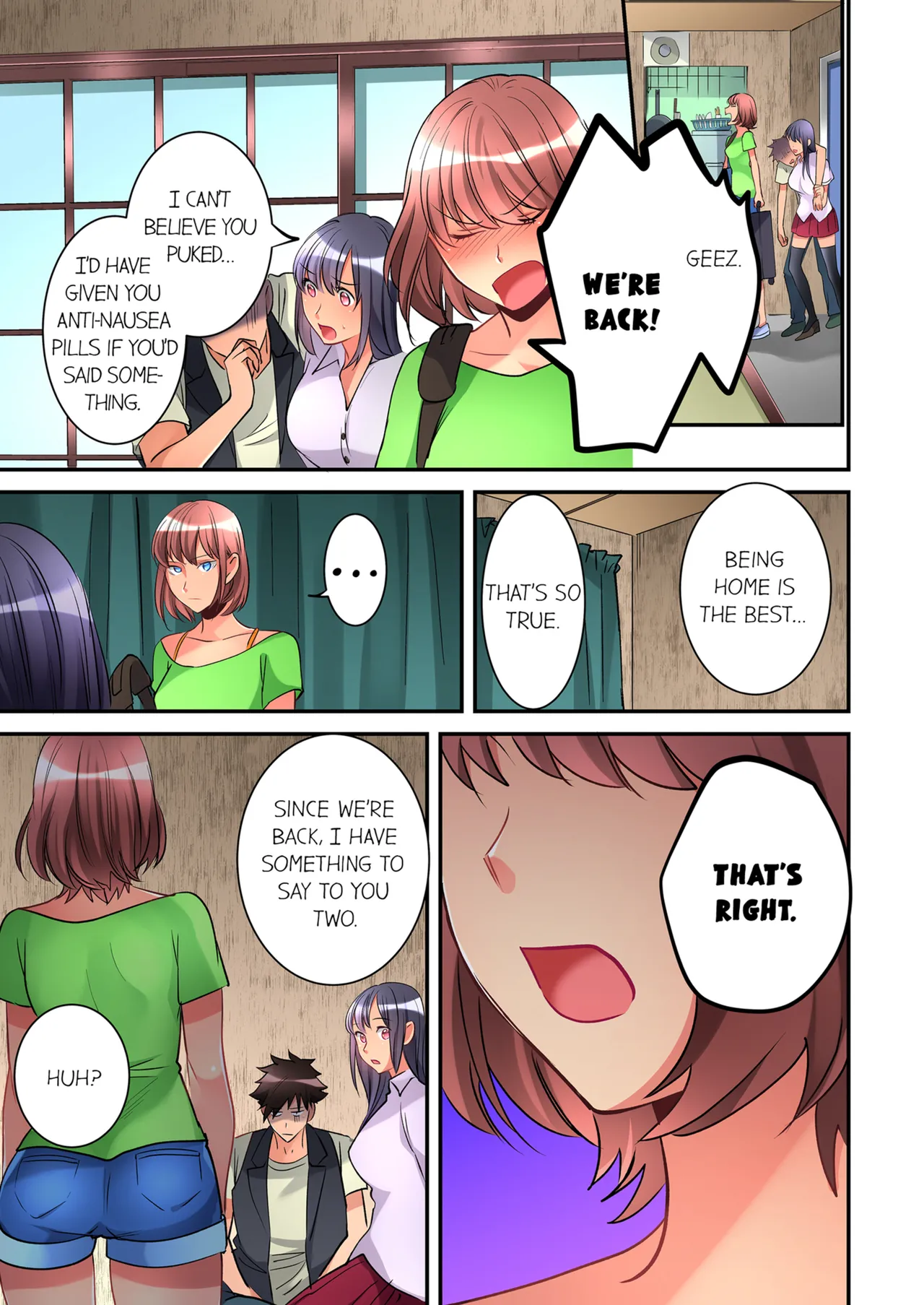 [Hatokonro]Onnanoko ga Ochita Saki wa, Ore no Musuko no Sakippo deshita | What She Fell On Was the Tip of My Dick Vol. 1-3[English] [Decensored] [Ongoing] Page 219
