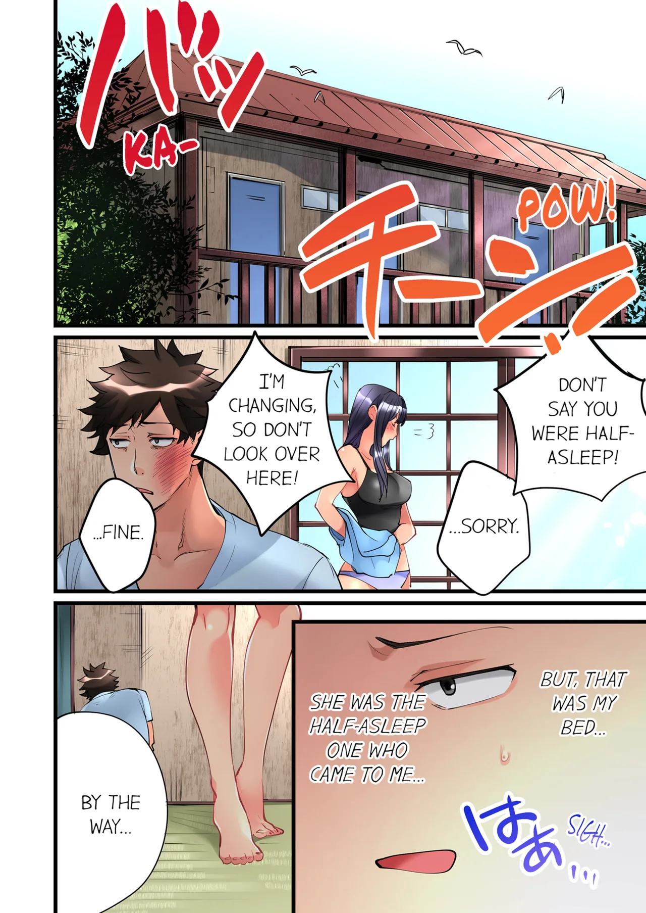 [Hatokonro]Onnanoko ga Ochita Saki wa, Ore no Musuko no Sakippo deshita | What She Fell On Was the Tip of My Dick Vol. 1-3[English] [Decensored] [Ongoing] Page 48