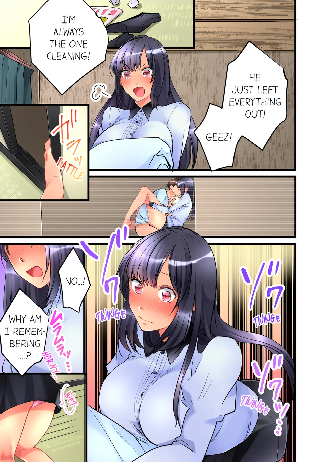[Hatokonro]Onnanoko ga Ochita Saki wa, Ore no Musuko no Sakippo deshita | What She Fell On Was the Tip of My Dick Vol. 1-3[English] [Decensored] [Ongoing] Page 80