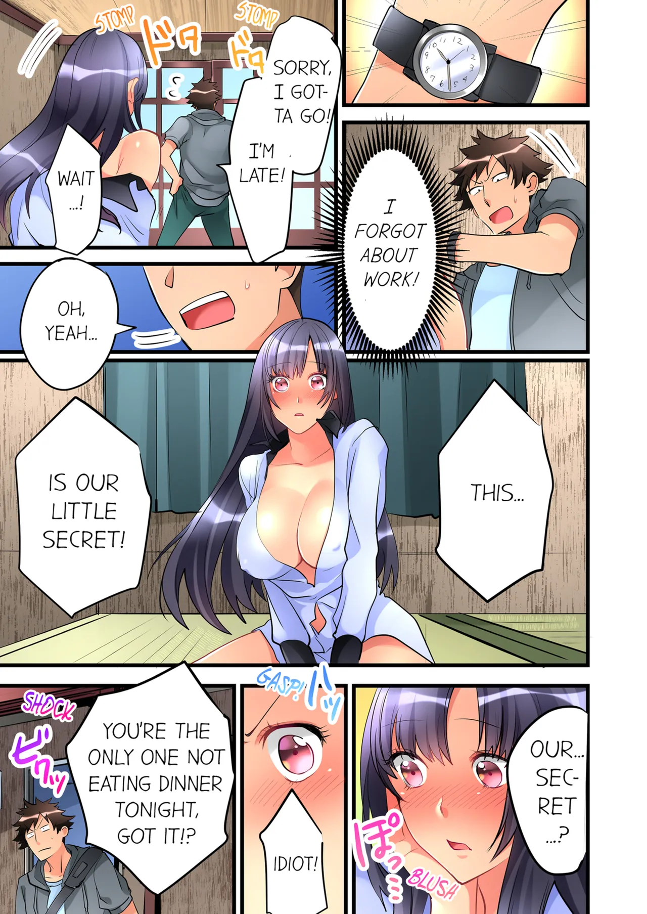 [Hatokonro]Onnanoko ga Ochita Saki wa, Ore no Musuko no Sakippo deshita | What She Fell On Was the Tip of My Dick Vol. 1-3[English] [Decensored] [Ongoing] Page 90