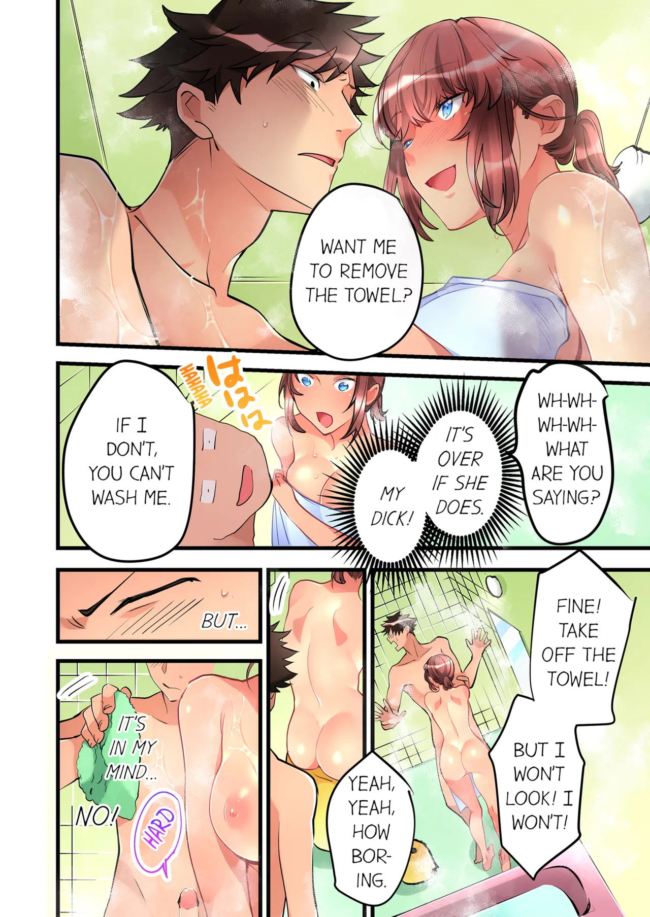 [Hatokonro]Onnanoko ga Ochita Saki wa, Ore no Musuko no Sakippo deshita | What She Fell On Was the Tip of My Dick Vol. 1-3[English] [Decensored] [Ongoing] Page 95