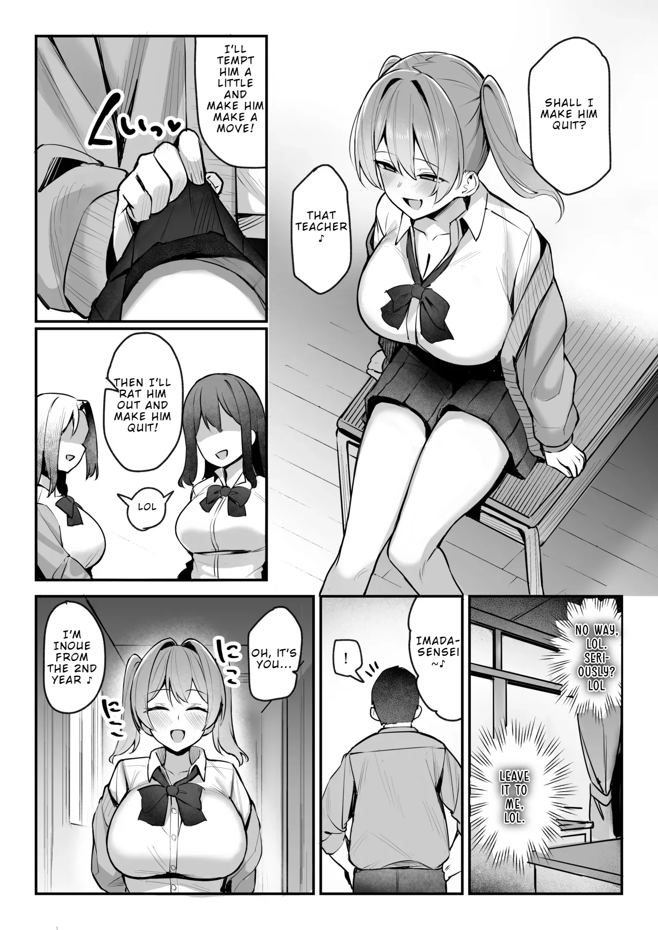[Nijyouhan (ijou)]Namaiki JK Otona o Namete "Wakarase" rareru. | Cheeky JK Who Underestimates Adults Gets ‘Taught a Lesson’[LKK•Scans] [English] [Digital] Page 7