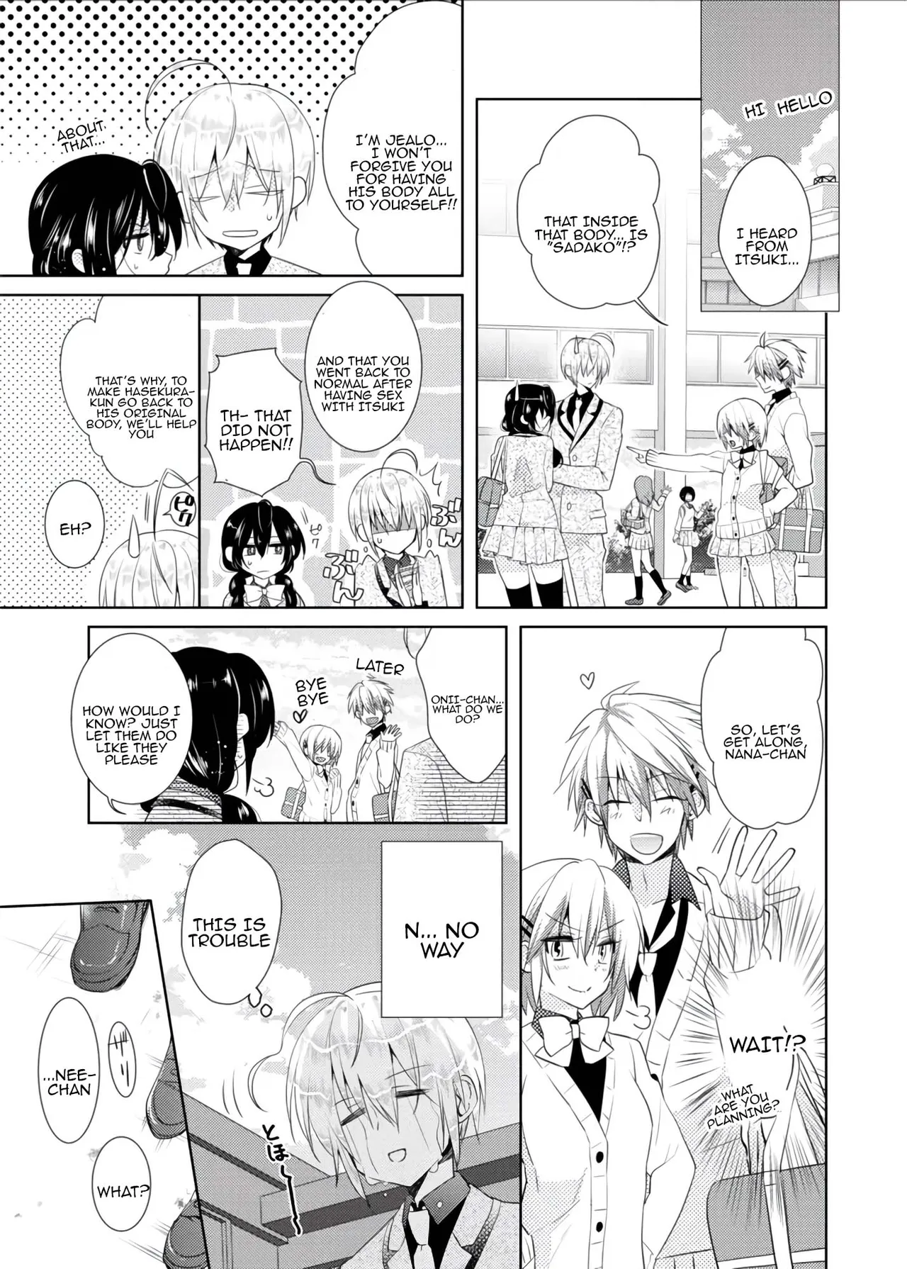 [Satoru]nikutai change. ～Oni-chan no karada de iku nante!!～ | Body change. ~ Cumming with Onii-chan's body!!～2[Tenuous Scans] Page 18