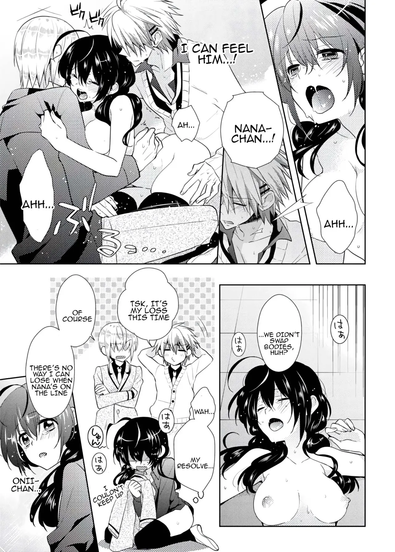 [Satoru]nikutai change. ～Oni-chan no karada de iku nante!!～ | Body change. ~ Cumming with Onii-chan's body!!～2[Tenuous Scans] Page 38