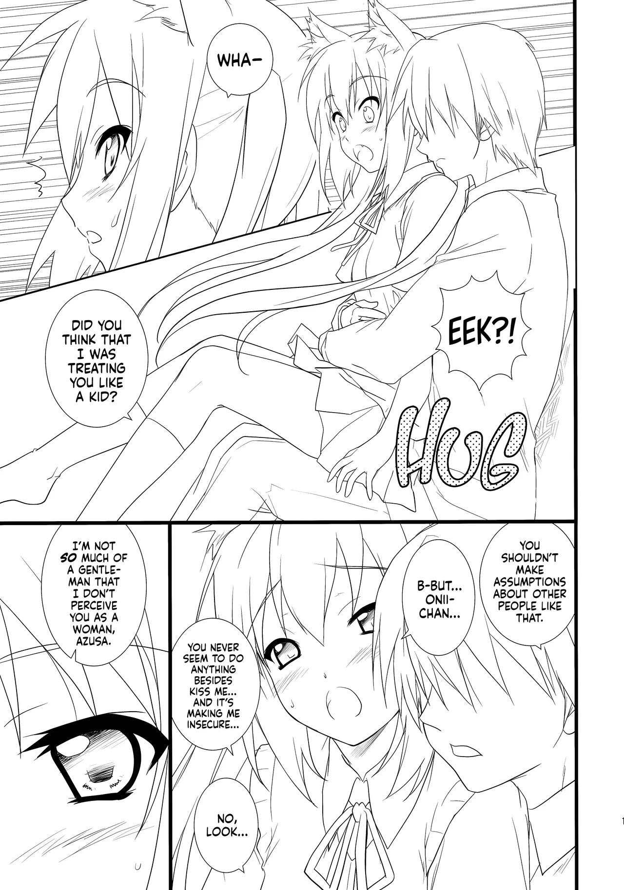 (C76) [Heaven's Gate (Andou Tomoya)]Neko Biyori -Nakano Azusa- ー Catty With a Chance of Love -Nakano Azusa-(K-ON!) [English] [head empty] Page 12