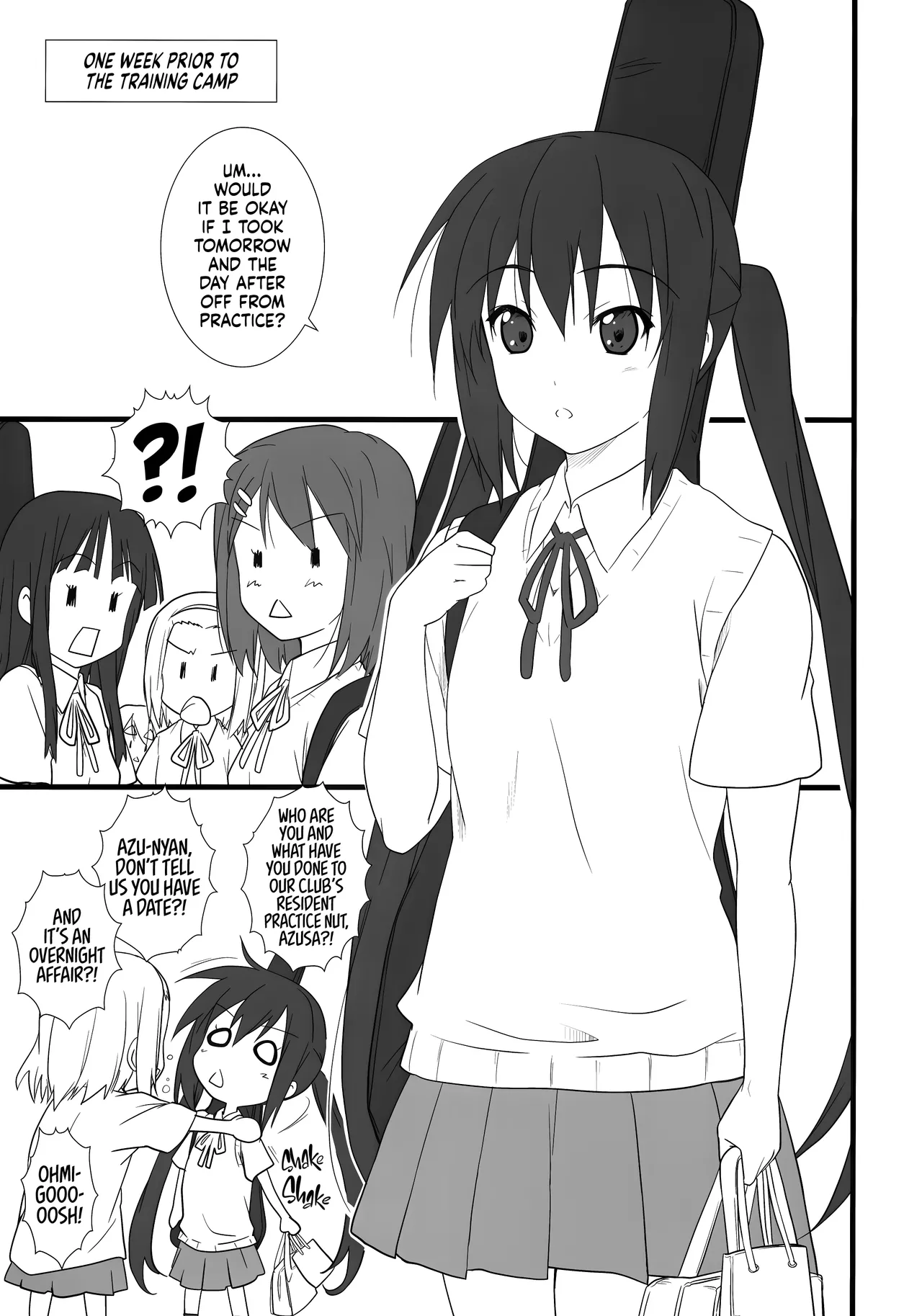 (C76) [Heaven's Gate (Andou Tomoya)]Neko Biyori -Nakano Azusa- ー Catty With a Chance of Love -Nakano Azusa-(K-ON!) [English] [head empty] Page 3