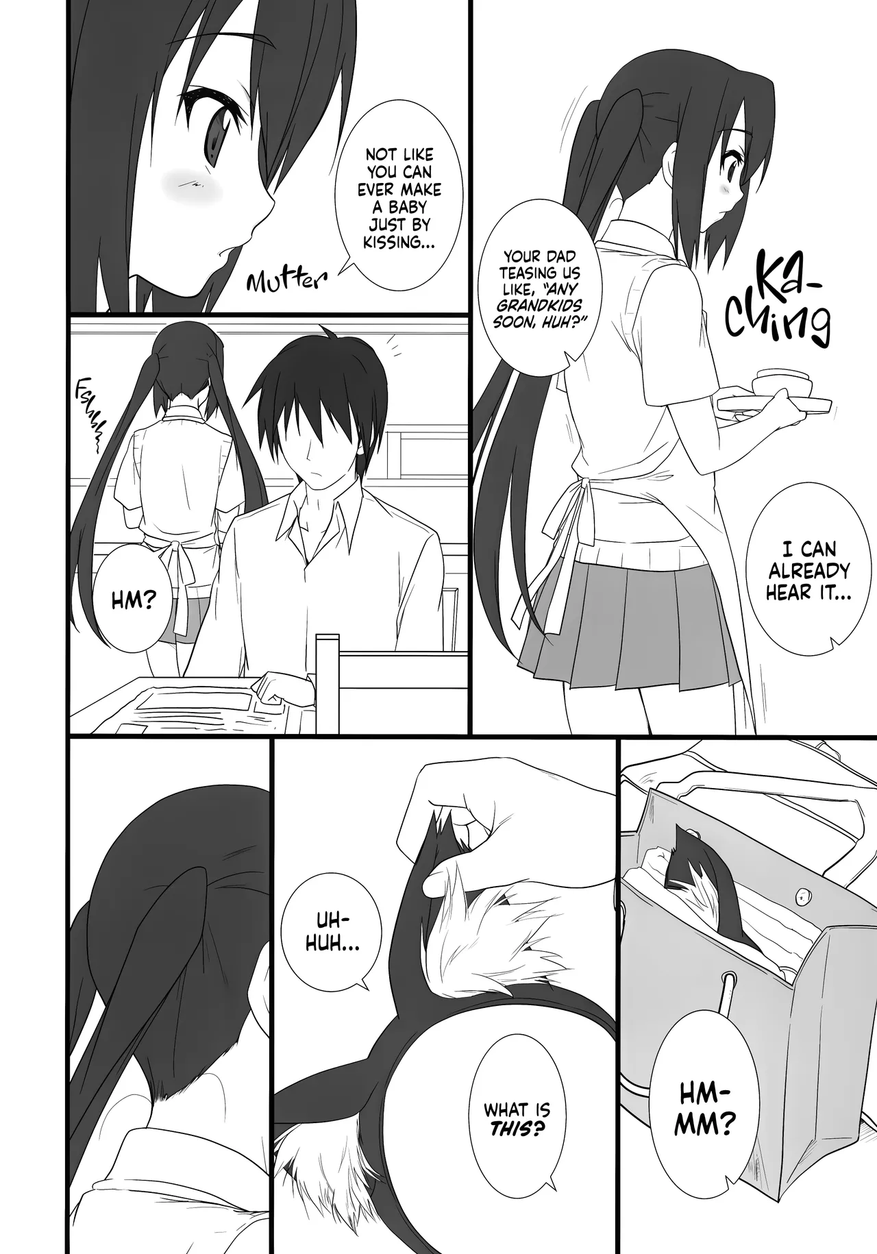(C76) [Heaven's Gate (Andou Tomoya)]Neko Biyori -Nakano Azusa- ー Catty With a Chance of Love -Nakano Azusa-(K-ON!) [English] [head empty] Page 7