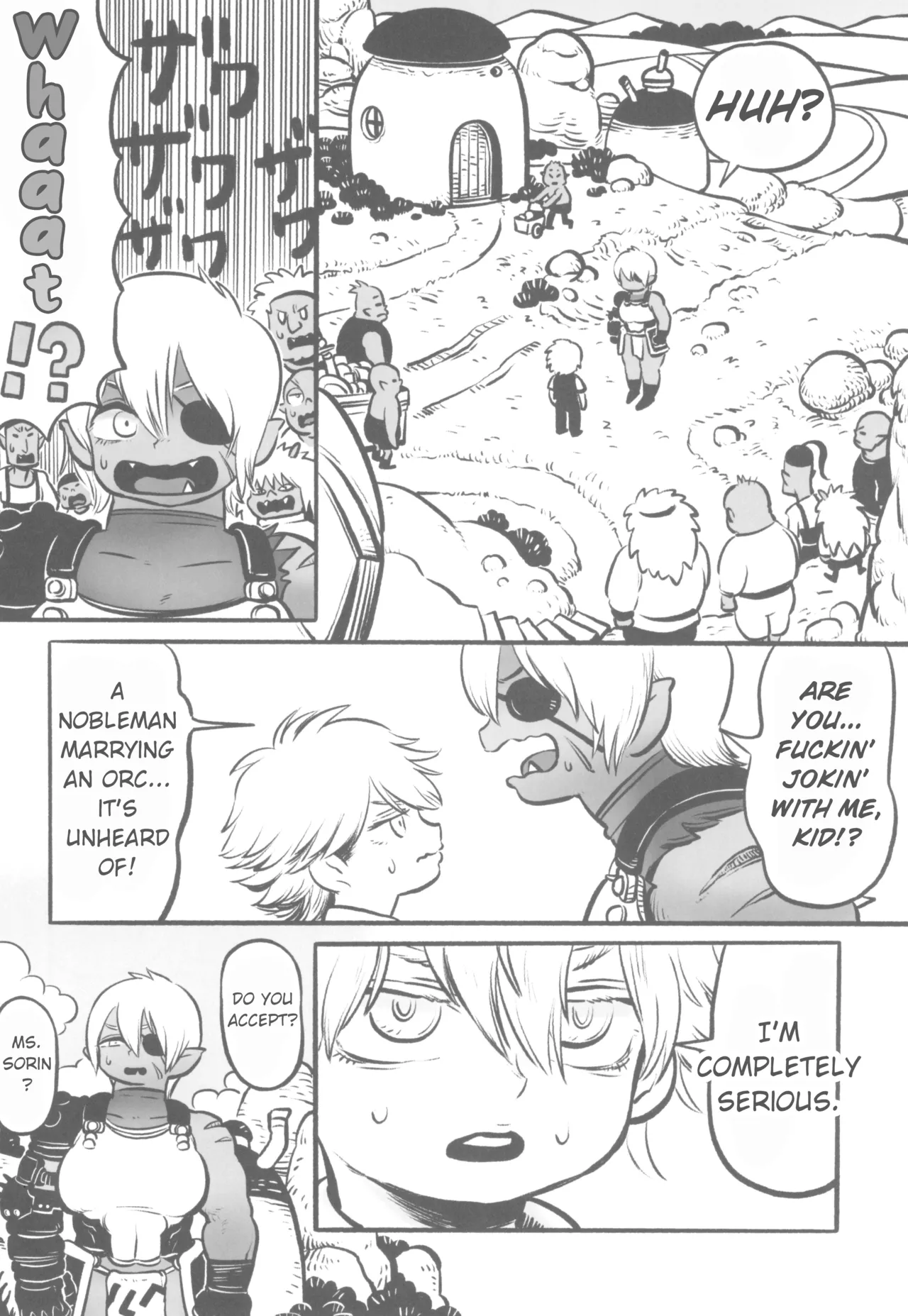 [Hiyori no seiyoku (Kawata Hiyori)]Orc no Senshi to Kizoku no Bocchan - The Orc Warrior and the Noble Boy[English] [Jashinslayer] Page 12