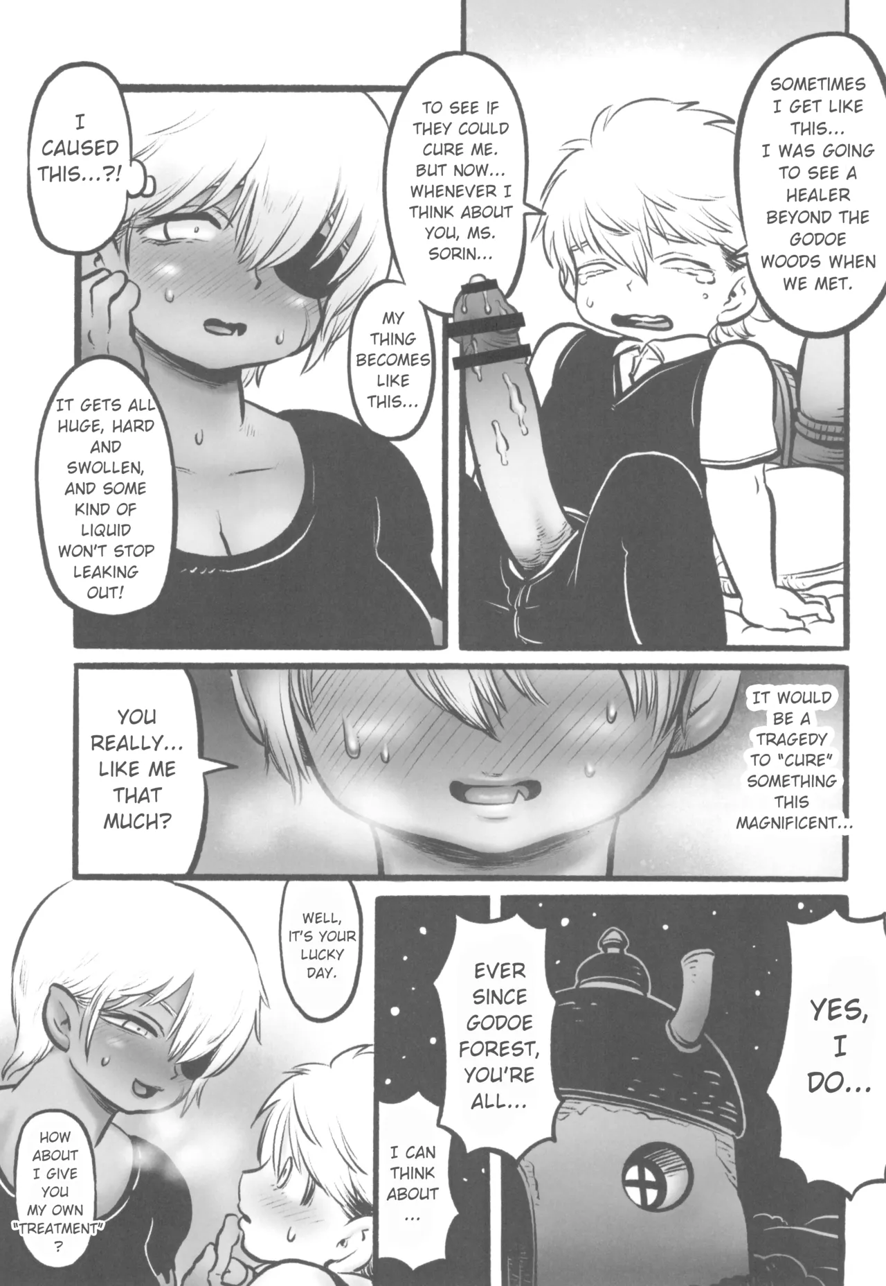 [Hiyori no seiyoku (Kawata Hiyori)]Orc no Senshi to Kizoku no Bocchan - The Orc Warrior and the Noble Boy[English] [Jashinslayer] Page 18