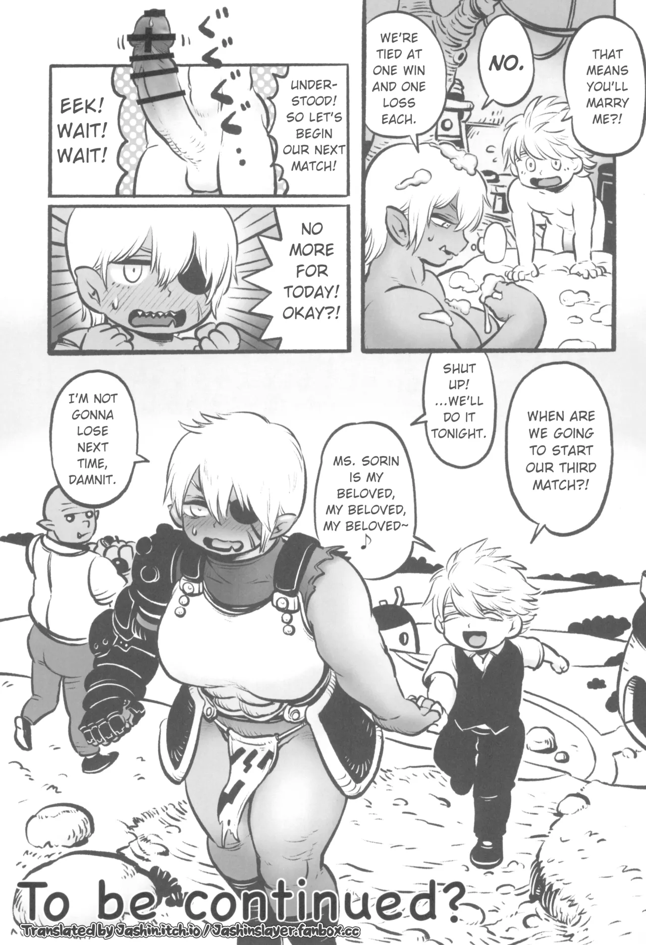 [Hiyori no seiyoku (Kawata Hiyori)]Orc no Senshi to Kizoku no Bocchan - The Orc Warrior and the Noble Boy[English] [Jashinslayer] Page 33