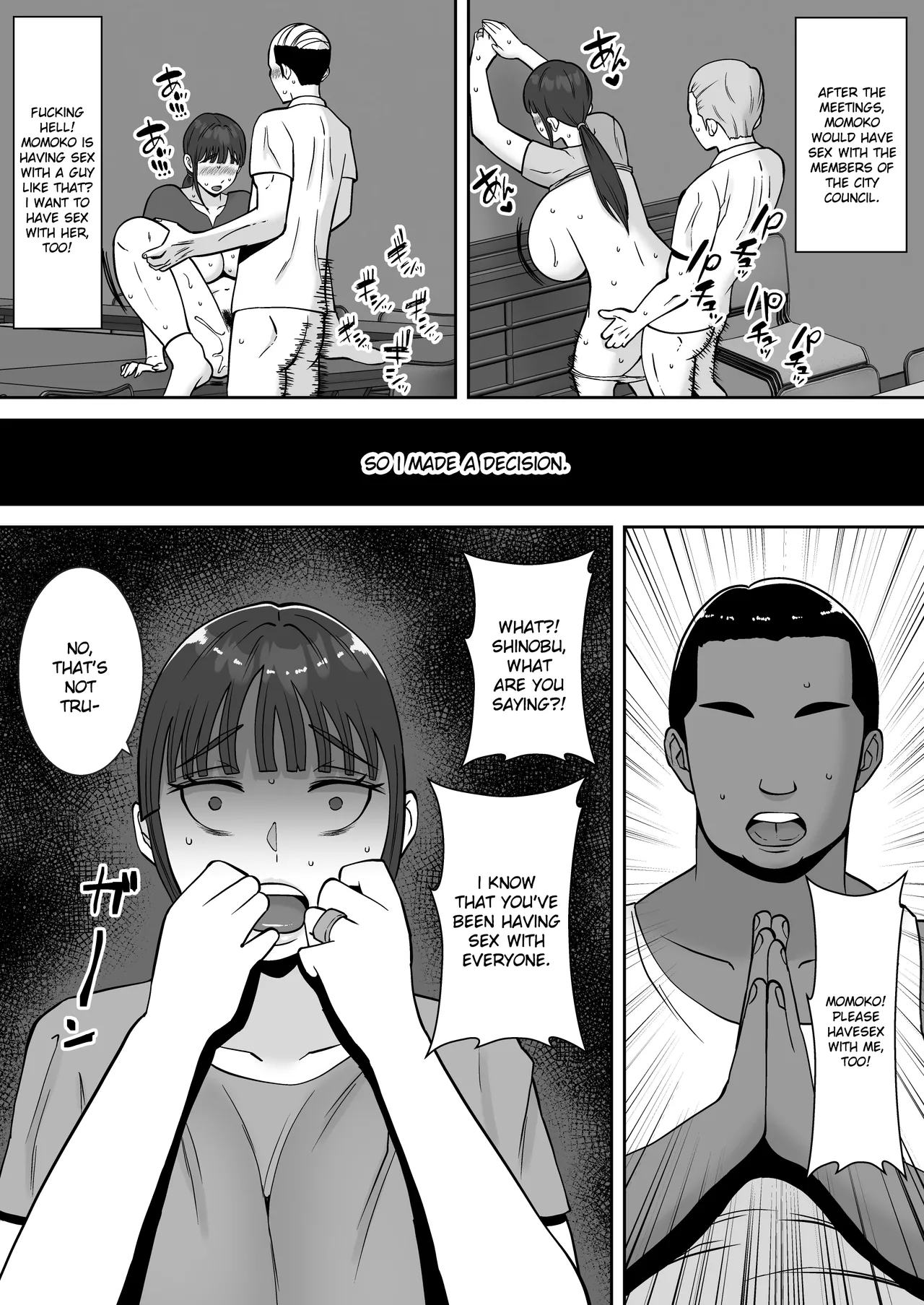 [Smells Like]Inran Uwaki Onna o Netotte Nikubenki ni Shita Hanashi ~Seiso de Ki no Yowasou na Hahaoya Ichinose Momoko~[English] [Ruru Scanlations] Page 12