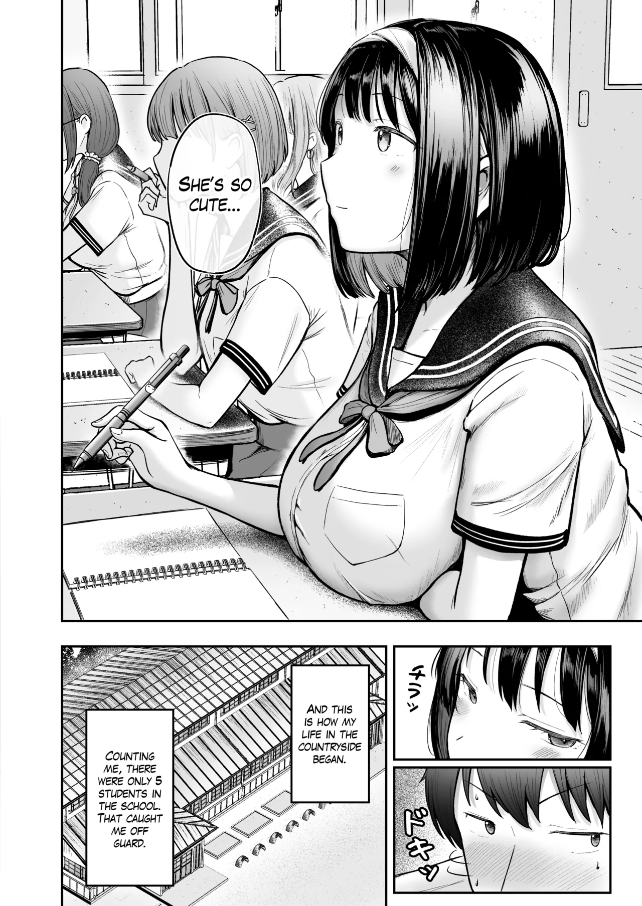 [Nekomimi to Kuro Mask (cielo)]Tenkou Saki no Do-Inaka de Class no Kanojyo Kouho Tachi ga Zenin Hatsujyouki Sugiru | I was Transferred to a Countryside School where all my Female Classmates are in Heat for Me[English] [The Blavatsky Project] [Digital] Page 7