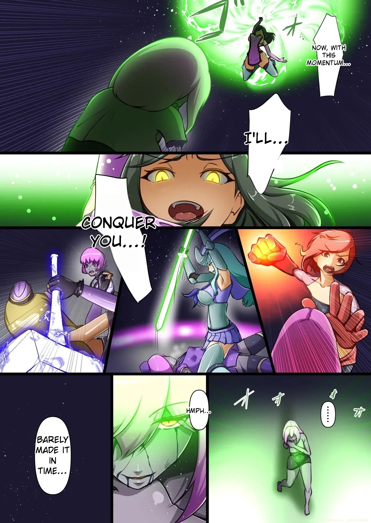 [Dew]Uchi no Ko ga Ecchi na Teki to Tatakatte Haiboku suru Hanashi ~Souryokusen Hen~ | A story about my child fighting and defeating naughty enemies ～All-out War Edition～[English] [AI Translated] Page 8