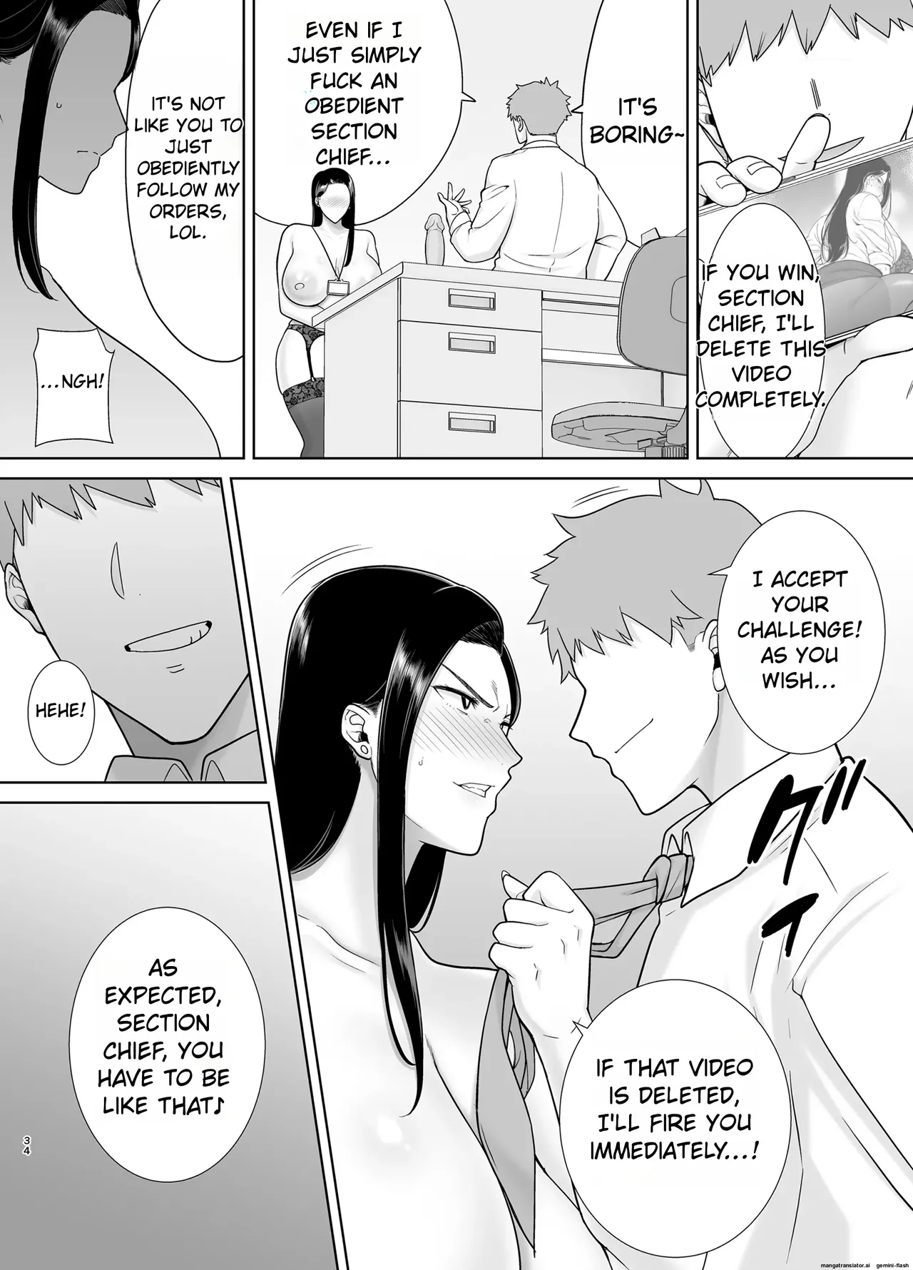[DOLL PLAY (Kurosu Gatari)]My Power-Tripping Boss and Her Overworked Underling 2 Page 34