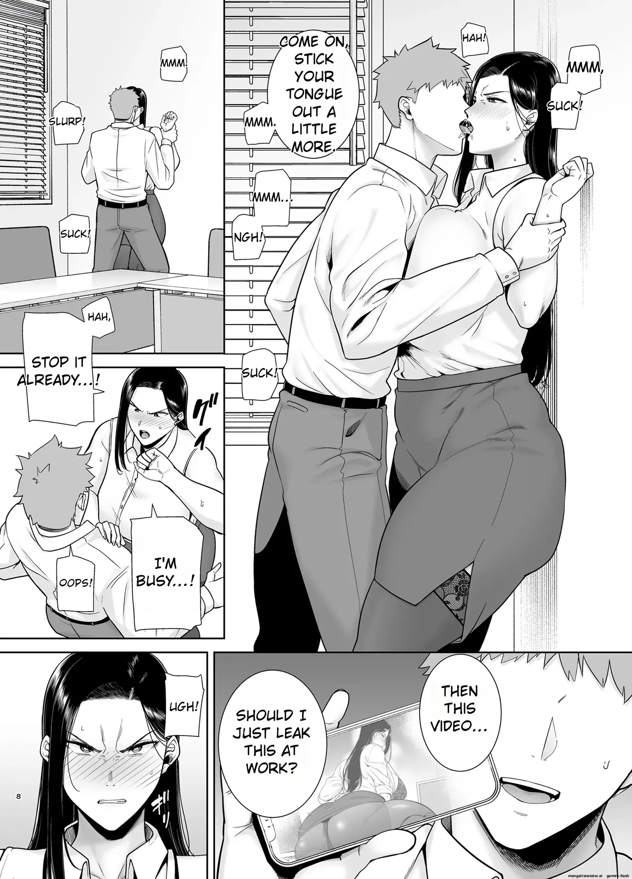 [DOLL PLAY (Kurosu Gatari)]My Power-Tripping Boss and Her Overworked Underling 2 Page 8