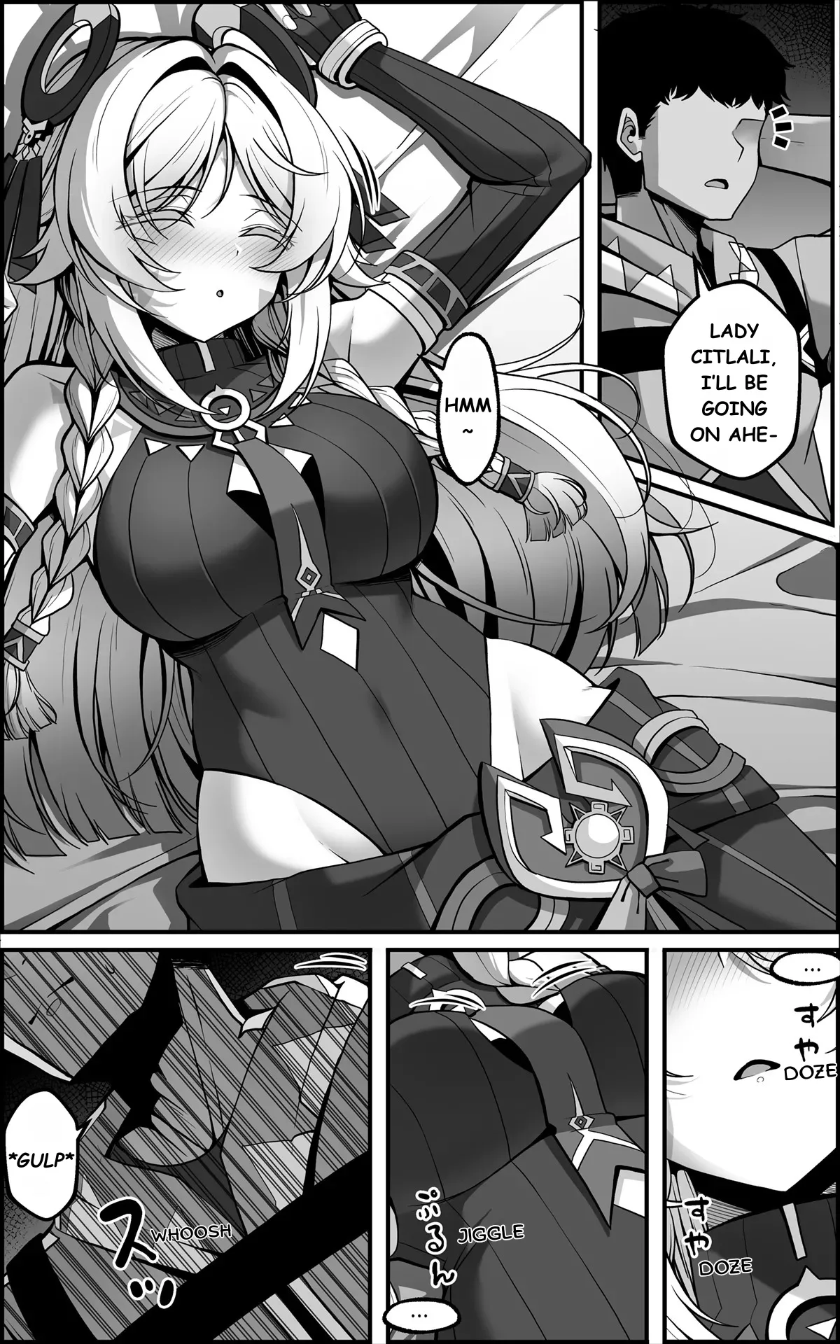 [Paya8]"Kokuyouseki no Rouba" tte, Juuyou nano wa "Rouba" de Atte, "Kokuyouseki" Janai no. | In "Granny Itzli", The Important Thing Is The "Granny", Not The "Itztli"(Genshin Impact) [English] Page 8