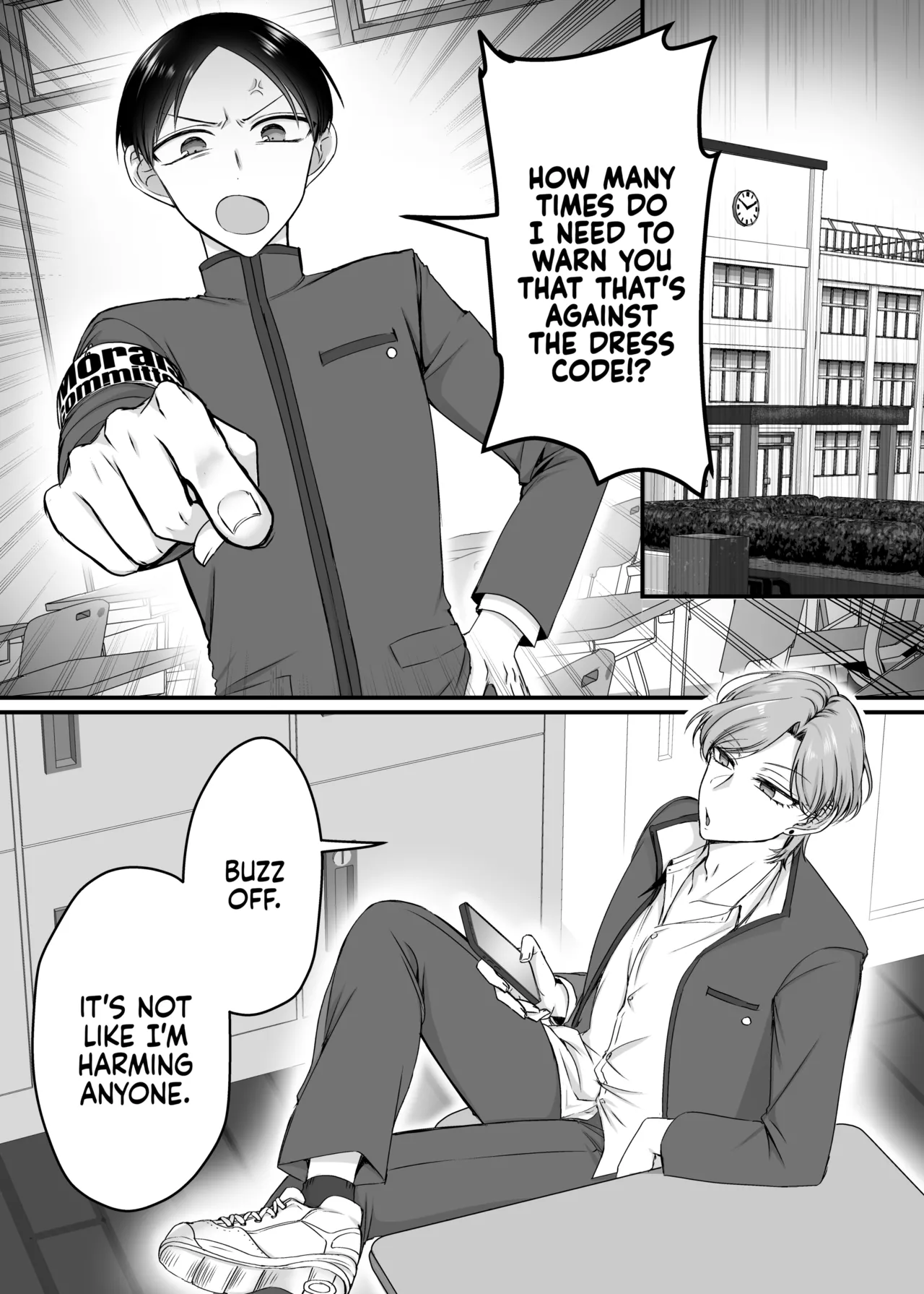 [Amaia Okashi Seisakusho (Moegi Oji-san)]Fuuki Iinchou wa Seishori Bunny!? | The Morals Committee President Is a Bunny Girl!?[English] {2d-market.com} Page 2