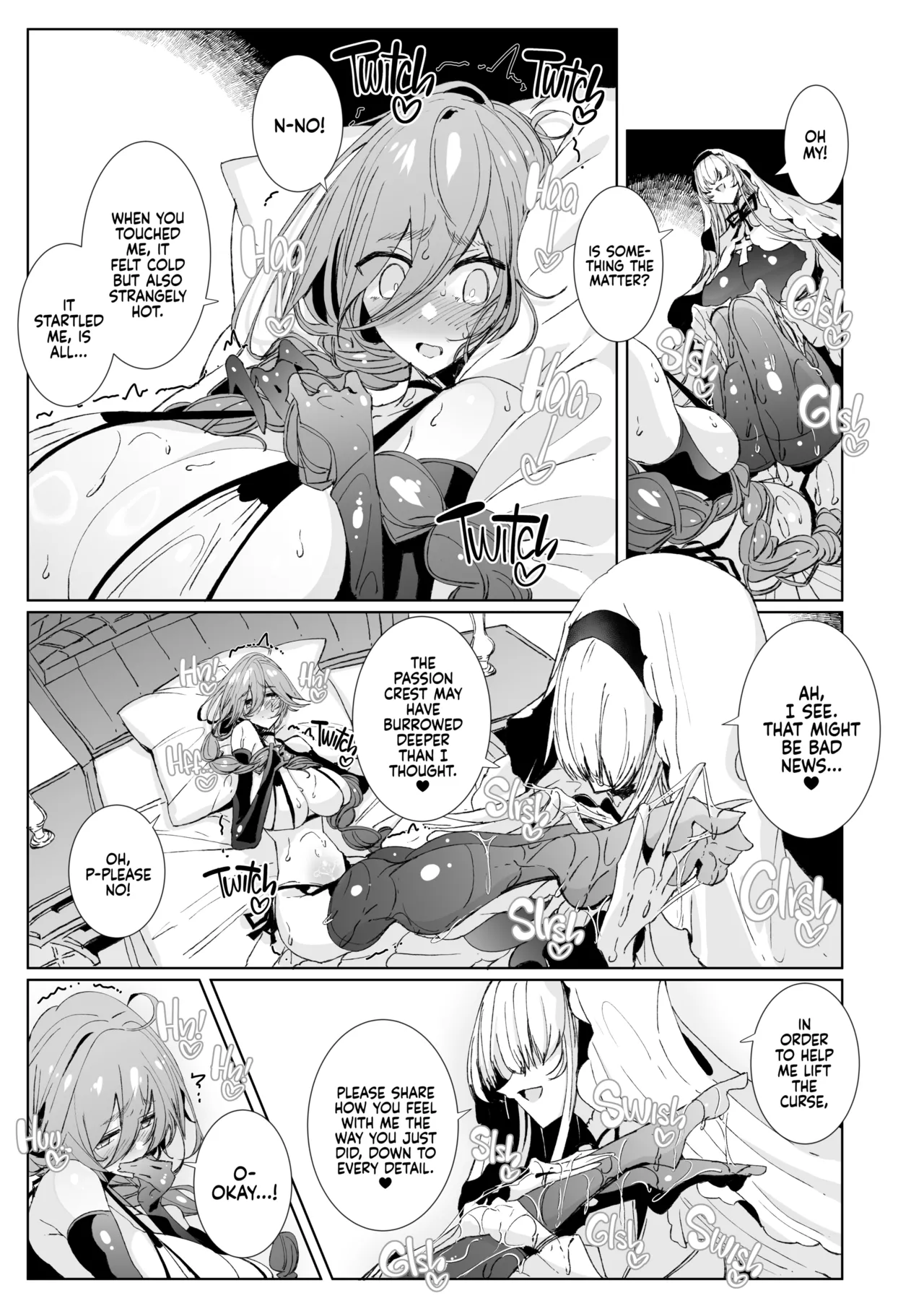 [Metronauts (Tsumetoro)]The Marked Oblivious Princess Knight and the Succubus Sister's All-You-Can-Eat Lesbian Oil Massage[2D Market] [English] Page 12