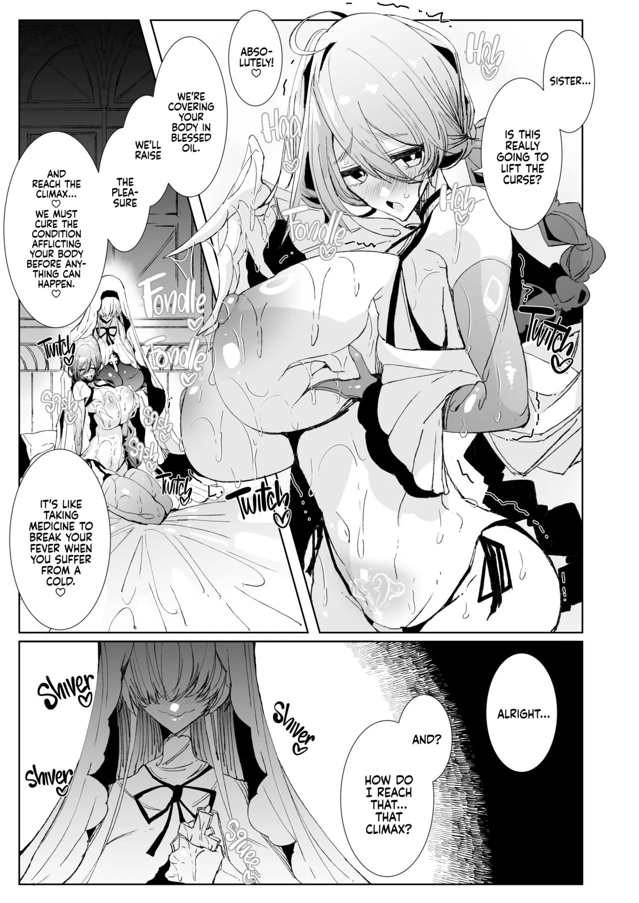 [Metronauts (Tsumetoro)]The Marked Oblivious Princess Knight and the Succubus Sister's All-You-Can-Eat Lesbian Oil Massage[2D Market] [English] Page 18