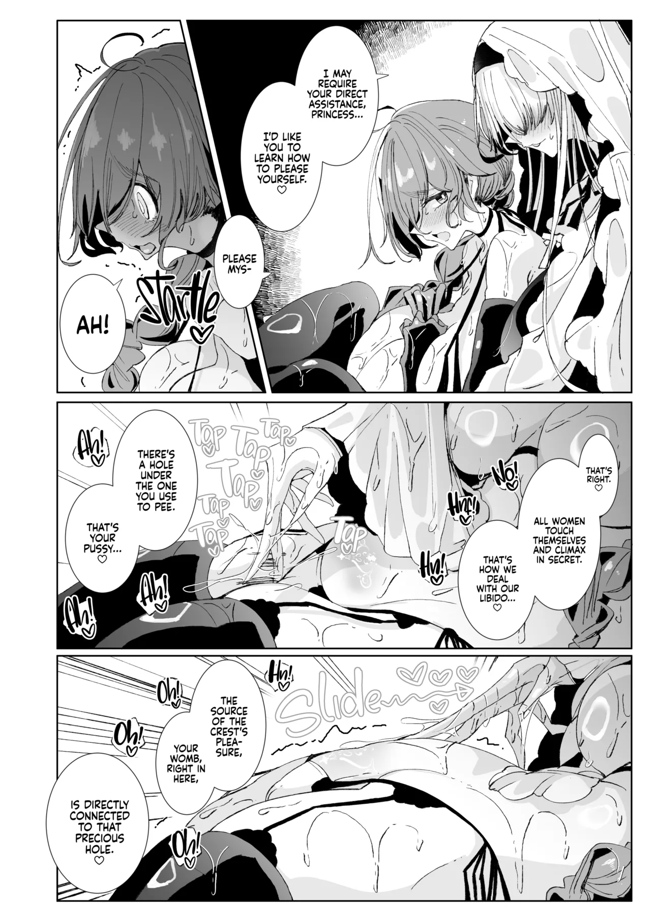 [Metronauts (Tsumetoro)]The Marked Oblivious Princess Knight and the Succubus Sister's All-You-Can-Eat Lesbian Oil Massage[2D Market] [English] Page 23