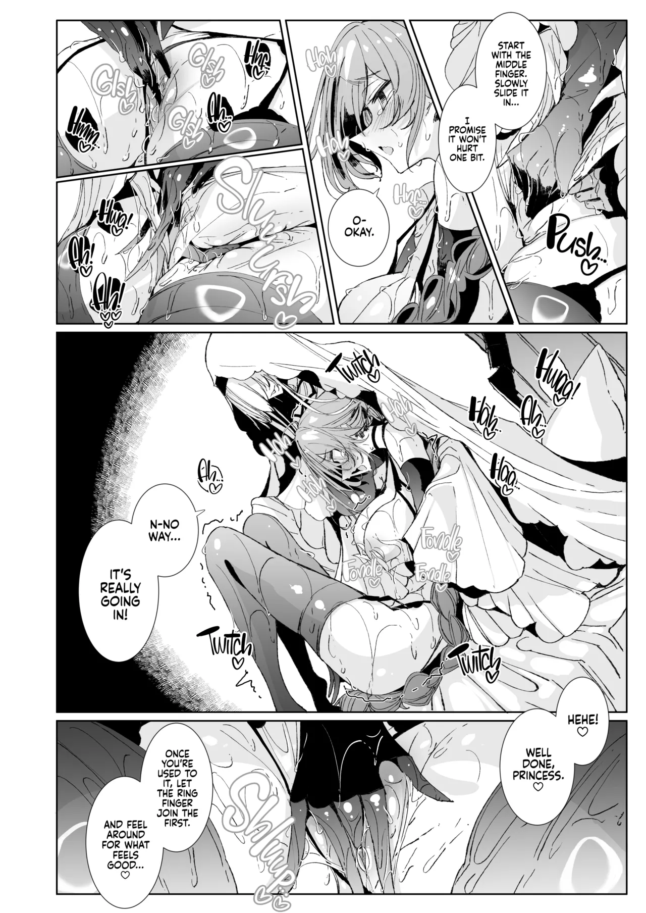 [Metronauts (Tsumetoro)]The Marked Oblivious Princess Knight and the Succubus Sister's All-You-Can-Eat Lesbian Oil Massage[2D Market] [English] Page 25