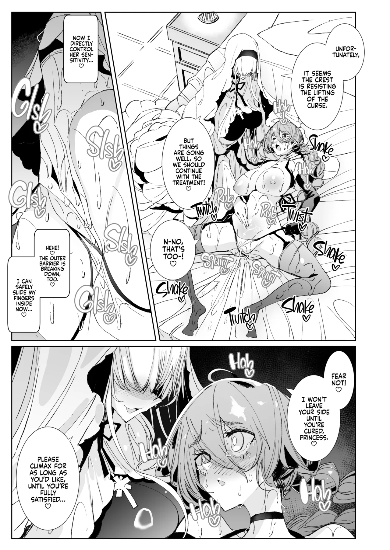 [Metronauts (Tsumetoro)]The Marked Oblivious Princess Knight and the Succubus Sister's All-You-Can-Eat Lesbian Oil Massage[2D Market] [English] Page 36