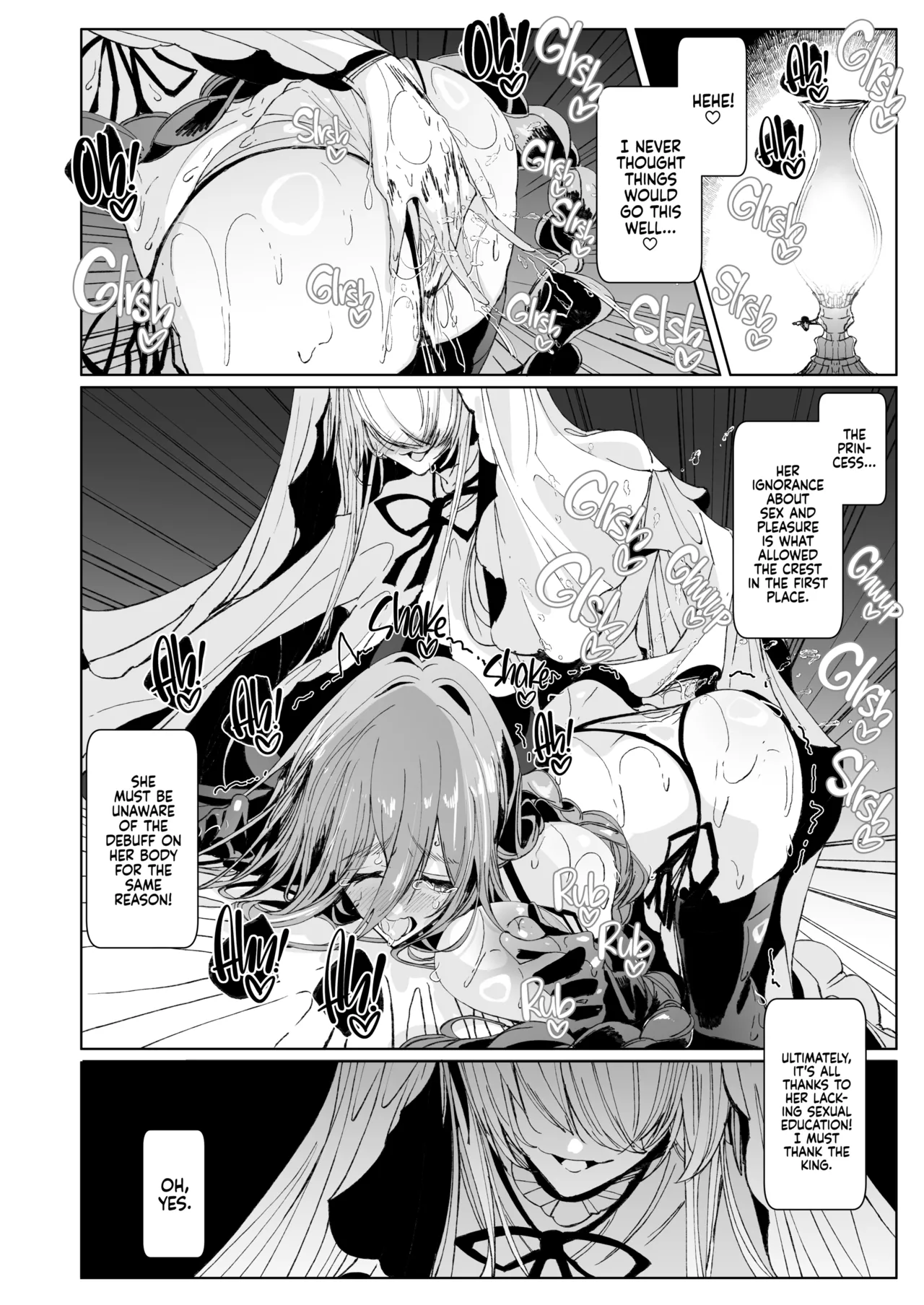 [Metronauts (Tsumetoro)]The Marked Oblivious Princess Knight and the Succubus Sister's All-You-Can-Eat Lesbian Oil Massage[2D Market] [English] Page 43