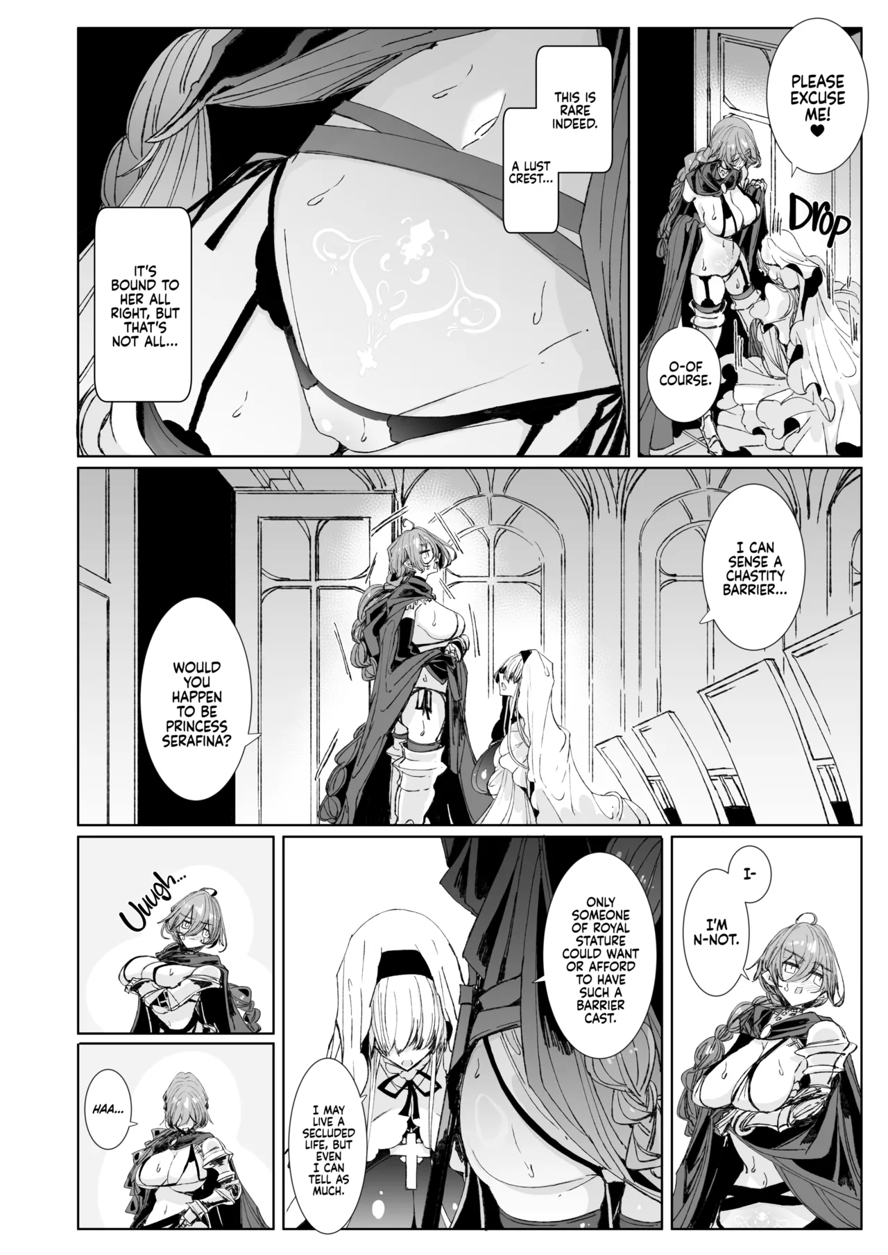 [Metronauts (Tsumetoro)]The Marked Oblivious Princess Knight and the Succubus Sister's All-You-Can-Eat Lesbian Oil Massage[2D Market] [English] Page 5