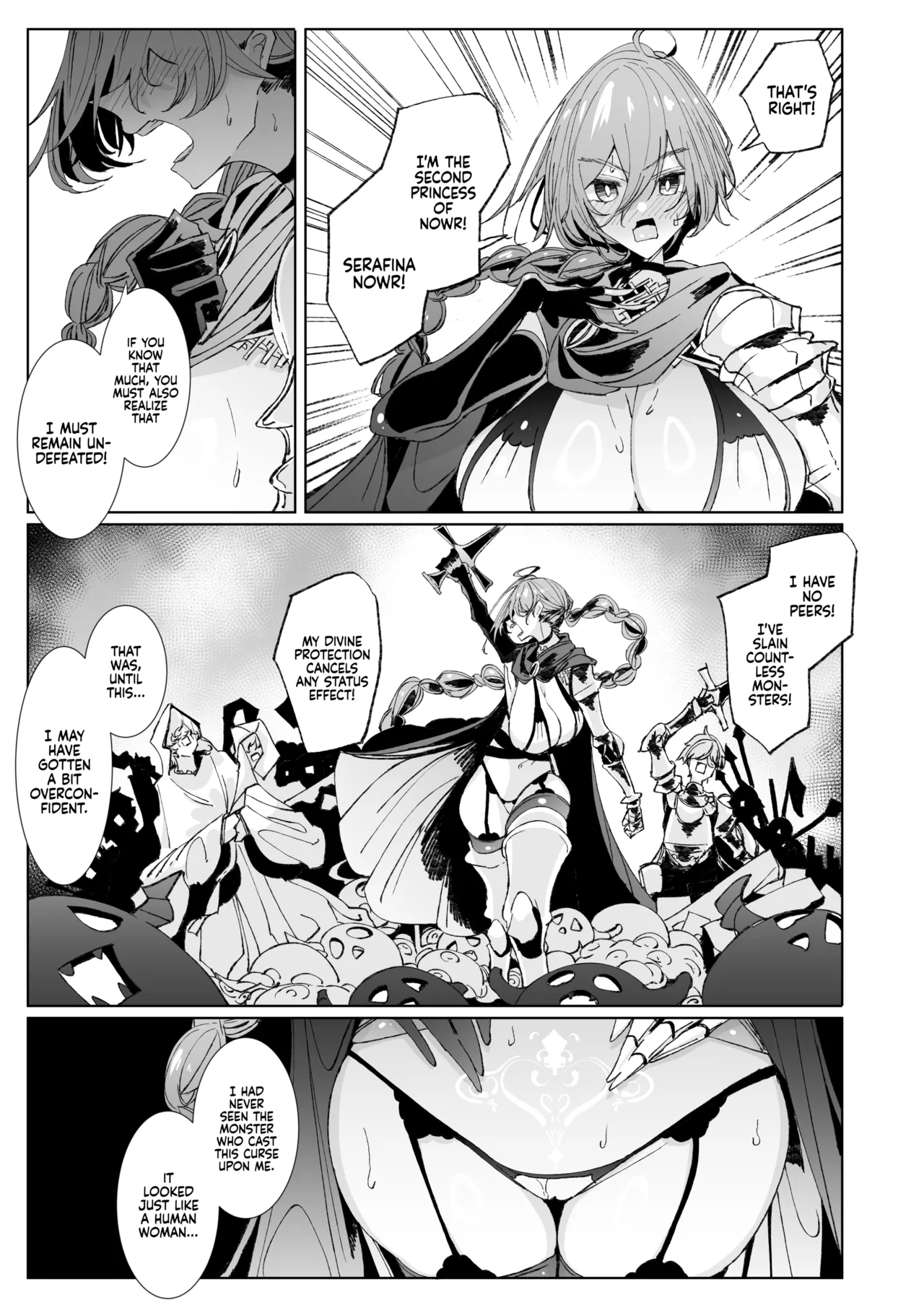 [Metronauts (Tsumetoro)]The Marked Oblivious Princess Knight and the Succubus Sister's All-You-Can-Eat Lesbian Oil Massage[2D Market] [English] Page 6