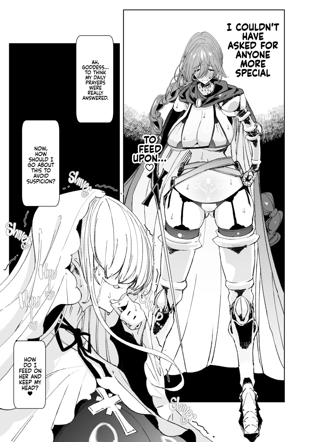 [Metronauts (Tsumetoro)]The Marked Oblivious Princess Knight and the Succubus Sister's All-You-Can-Eat Lesbian Oil Massage[2D Market] [English] Page 8