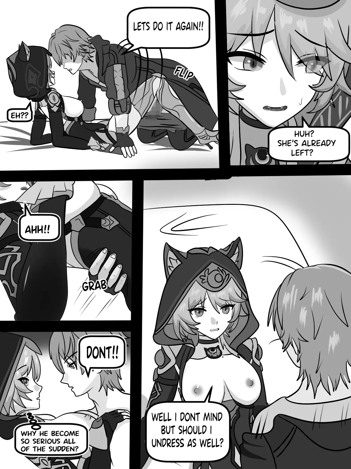 [Fatrucker31x]Cat under Blanket(Honkai: Star Rail) [English] Page 9