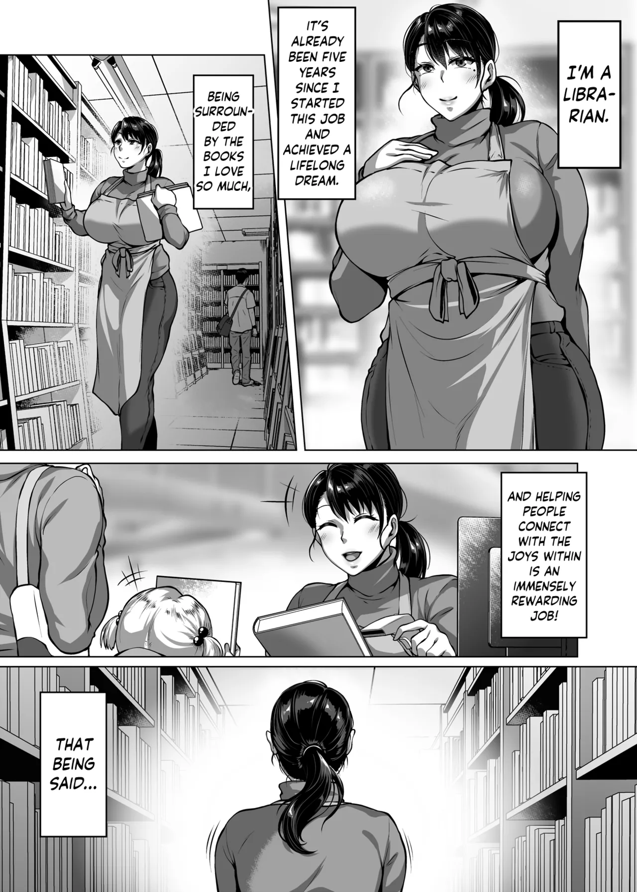 [Saint Seiya (Saint Shiro)]Omanko o Kashidashite Kureru Dosukebe Shisho-san | Lewd Librarian: Pussy for Loan[English] [skibidibenki] Page 56