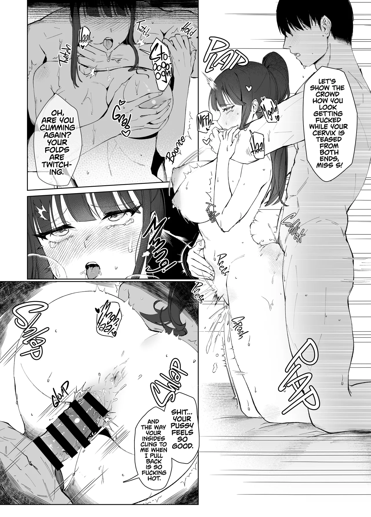 [POTATO BOMB (Chochomi)]Watashi no Do-Mazo Uraaka Onna Saori-chan | Miss S(aori), My M(aso) E-Thot Sweetheart(Blue Archive) [English] [TheWhiteLine + head empty] [Digital] Page 17