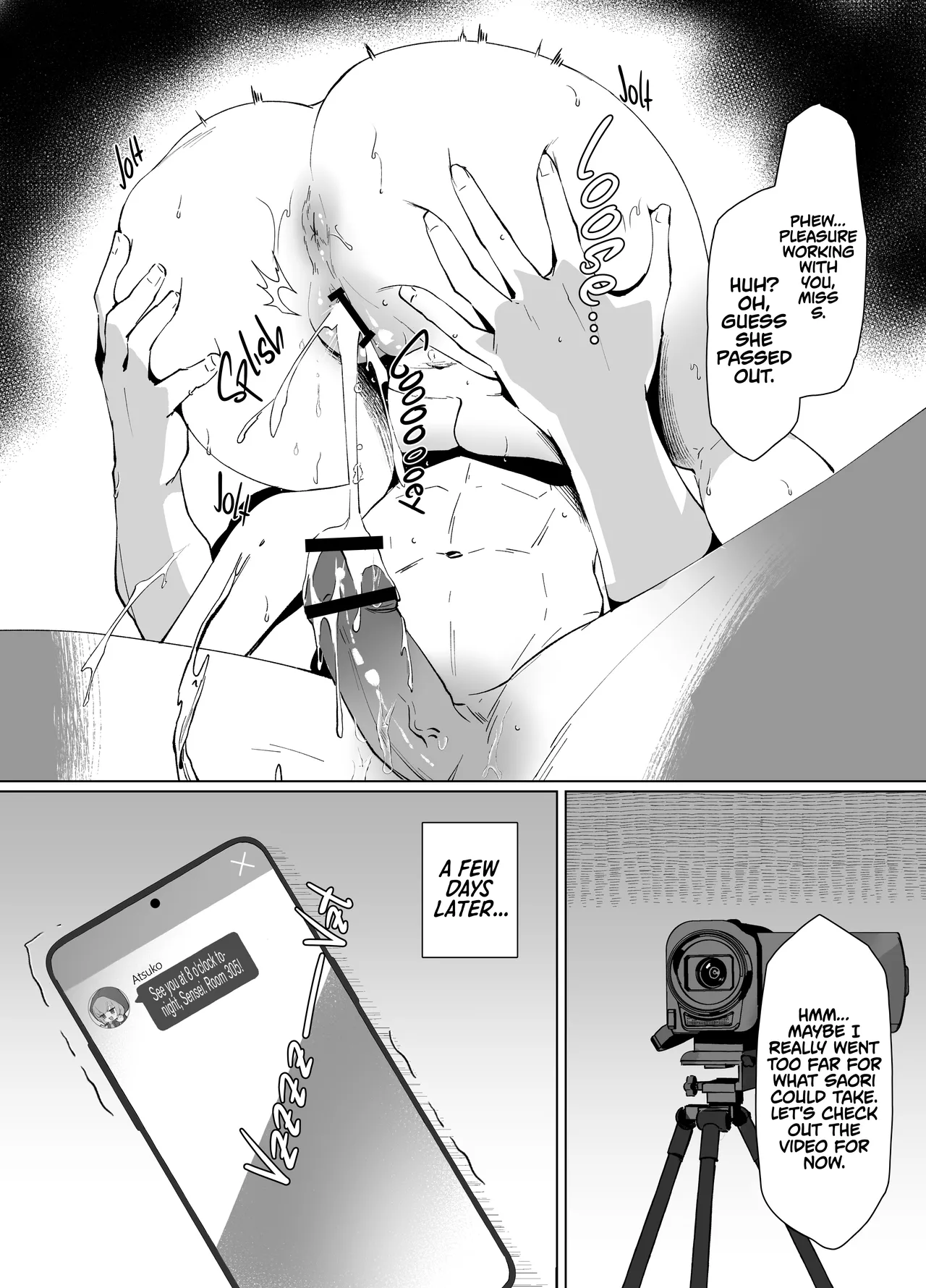 [POTATO BOMB (Chochomi)]Watashi no Do-Mazo Uraaka Onna Saori-chan | Miss S(aori), My M(aso) E-Thot Sweetheart(Blue Archive) [English] [TheWhiteLine + head empty] [Digital] Page 24