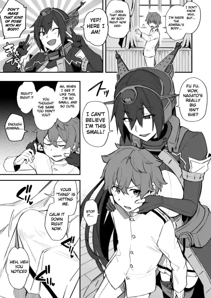 [Ikeshita Maue]Shota Admiral x Nagato Body Swap Manga(Kantai Collection )[English][MTL]