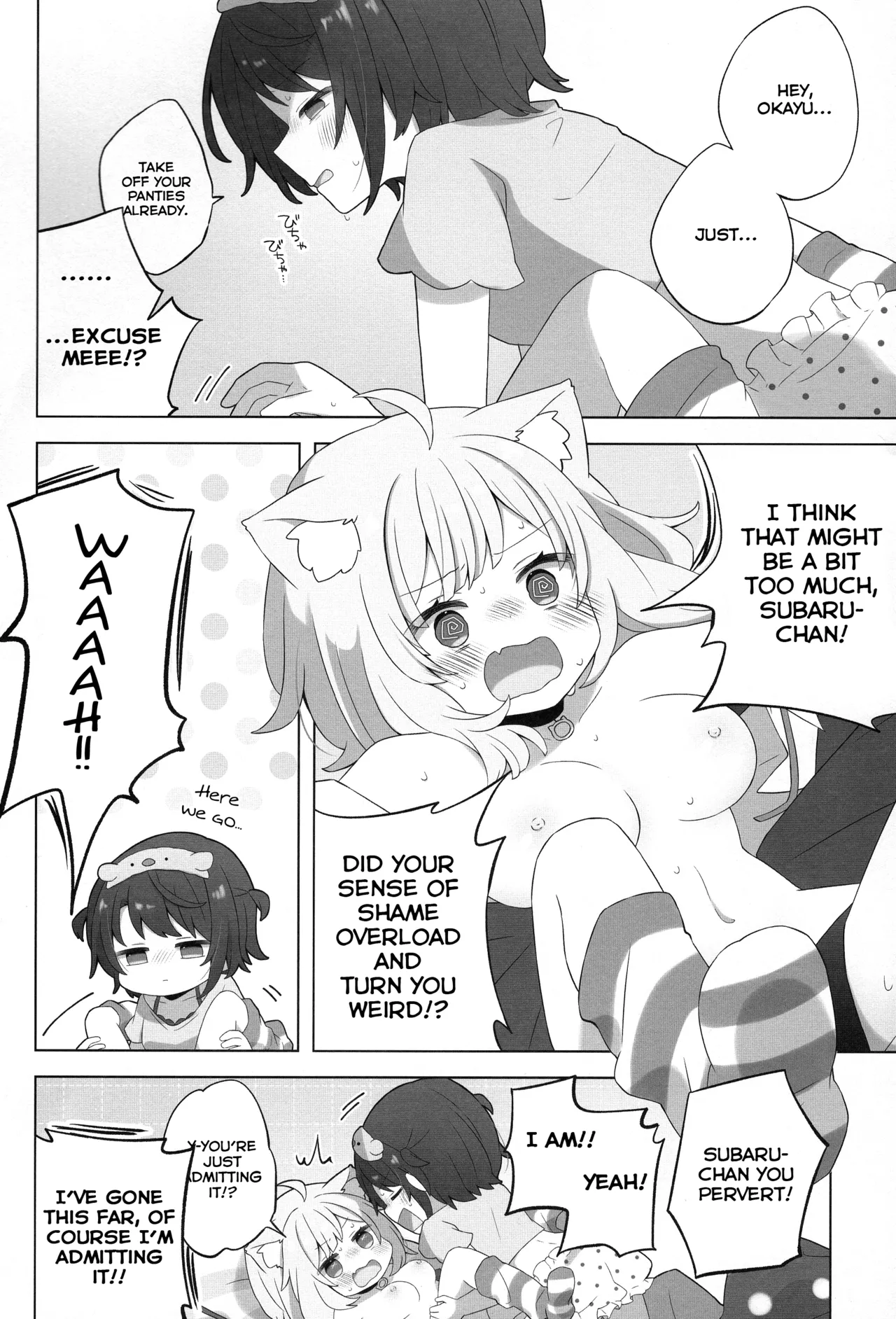 (C103) [#Mimamori Mimori (Mimori)]Hitori no Osahou | How To Do It On Your Own(Nekomata Okayu, Oozora Subaru) [English] Page 16