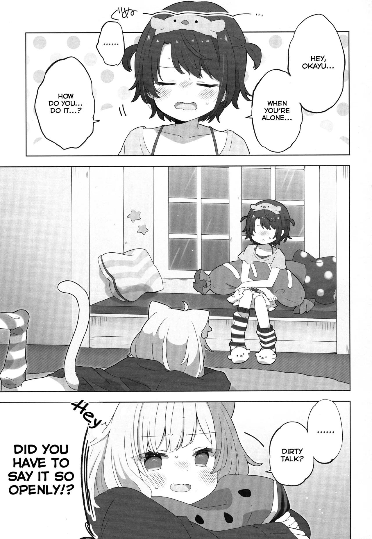 (C103) [#Mimamori Mimori (Mimori)]Hitori no Osahou | How To Do It On Your Own(Nekomata Okayu, Oozora Subaru) [English] Page 3