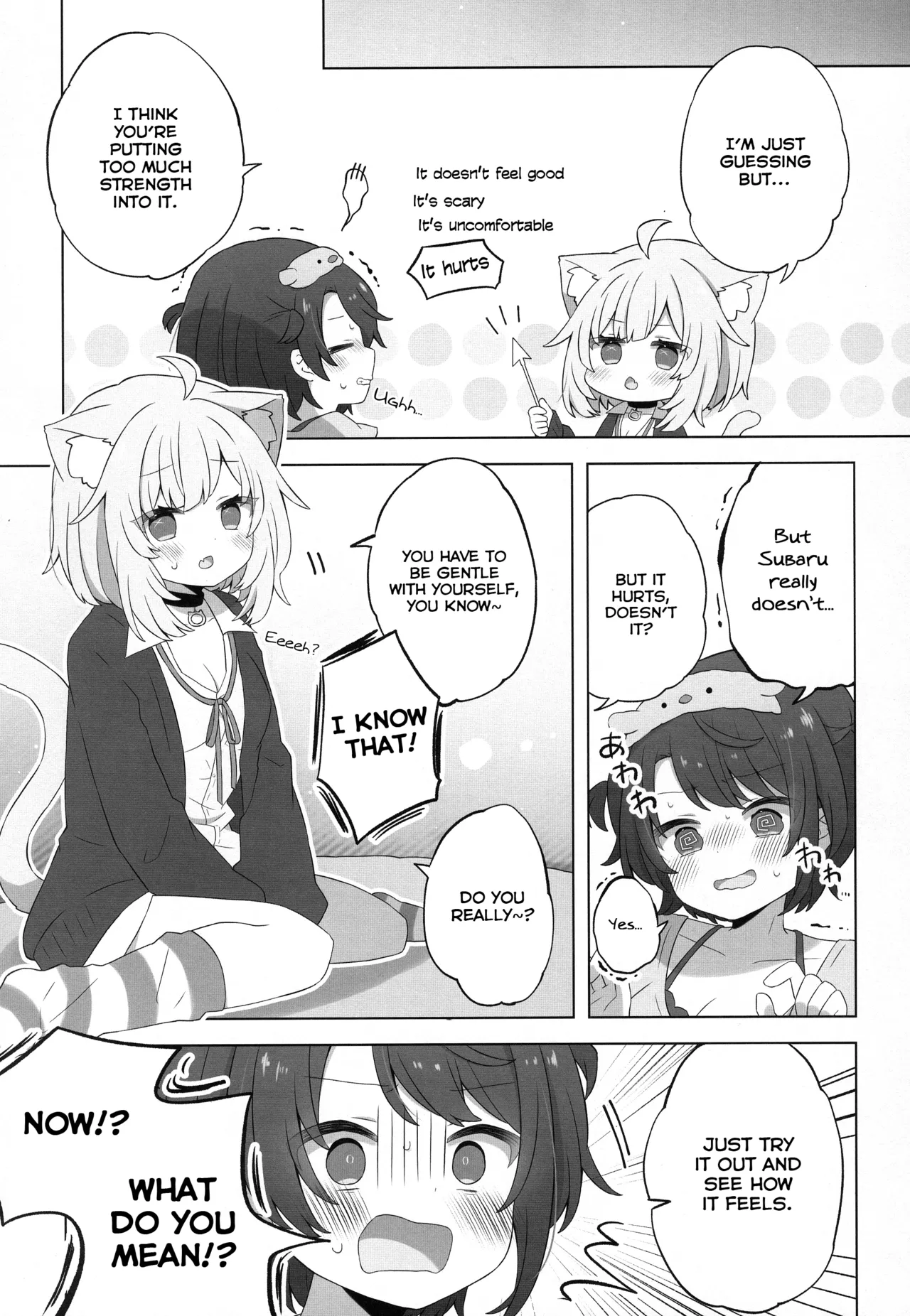 (C103) [#Mimamori Mimori (Mimori)]Hitori no Osahou | How To Do It On Your Own(Nekomata Okayu, Oozora Subaru) [English] Page 9