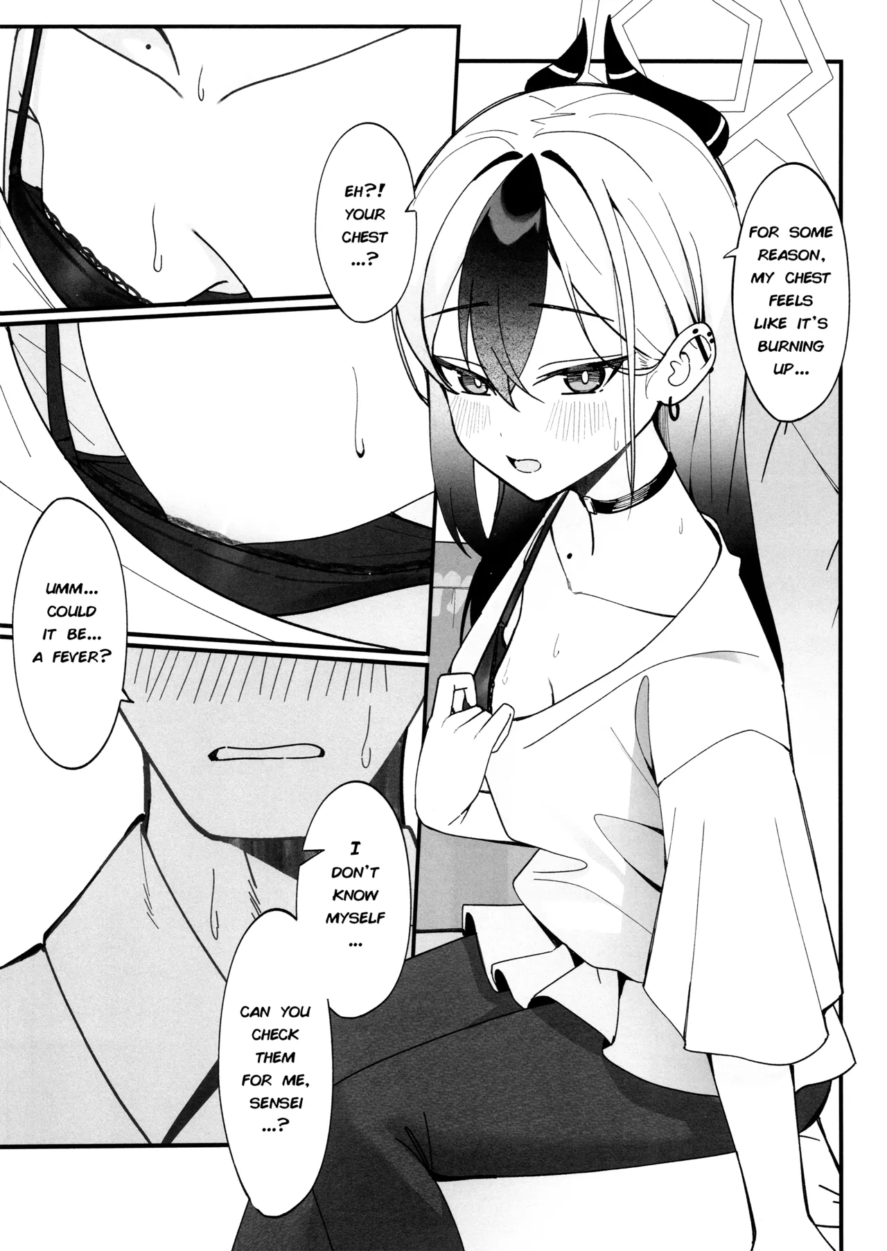 (C106) [JMao (Jmao Matsuge)]Yubisaki Hitotsu-bun no Kyori - A fingertip away(Blue Archive) [English] [DeppoTL] Page 10