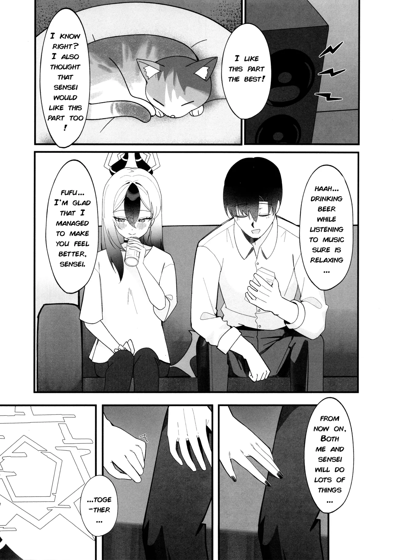(C106) [JMao (Jmao Matsuge)]Yubisaki Hitotsu-bun no Kyori - A fingertip away(Blue Archive) [English] [DeppoTL] Page 8
