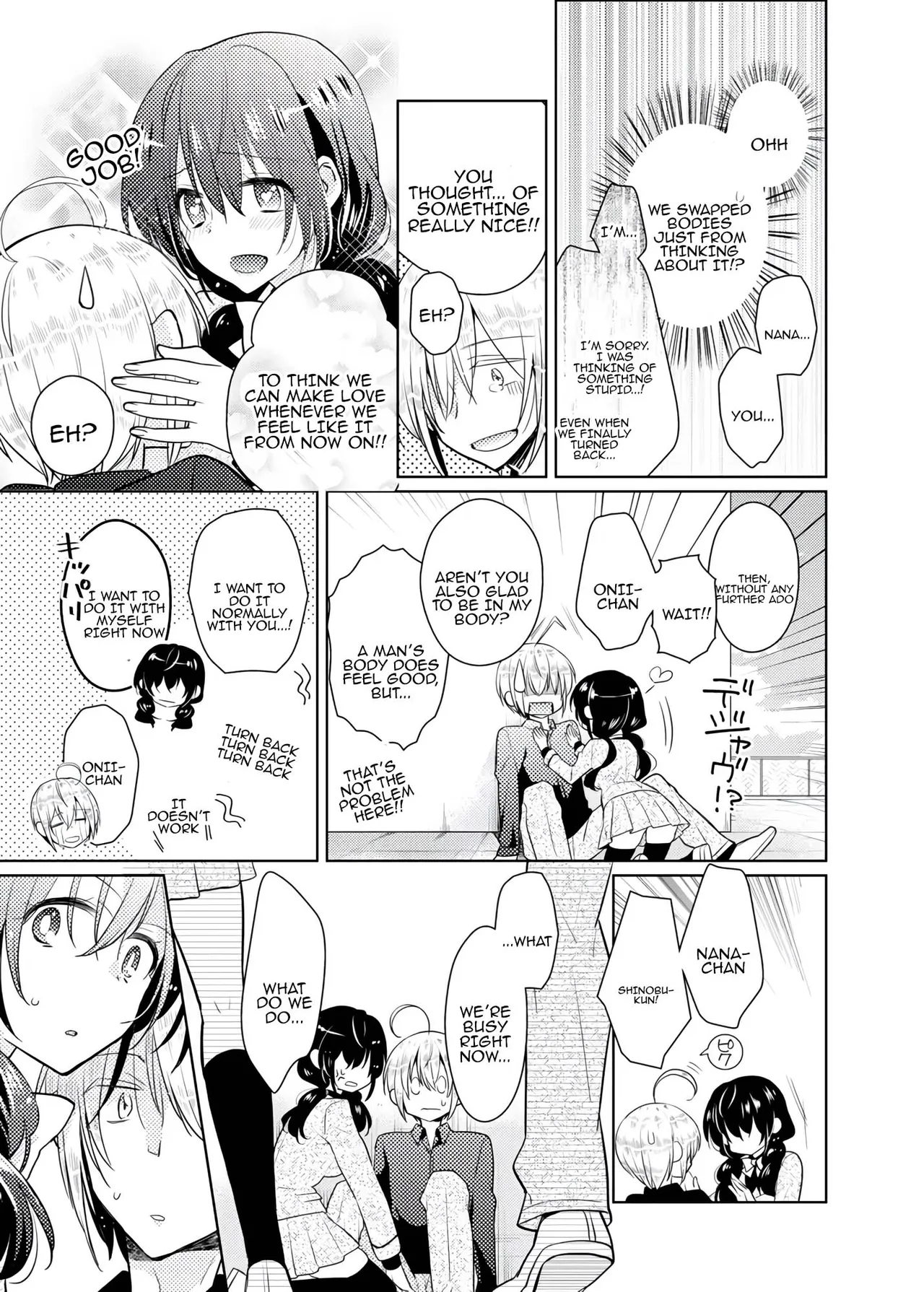 [Satoru]nikutai change. ～Oni-chan no karada de iku nante!! ~ | Body change. ~ Cumming with Onii-chan's body!!～4[Tenuous Scans] Page 46