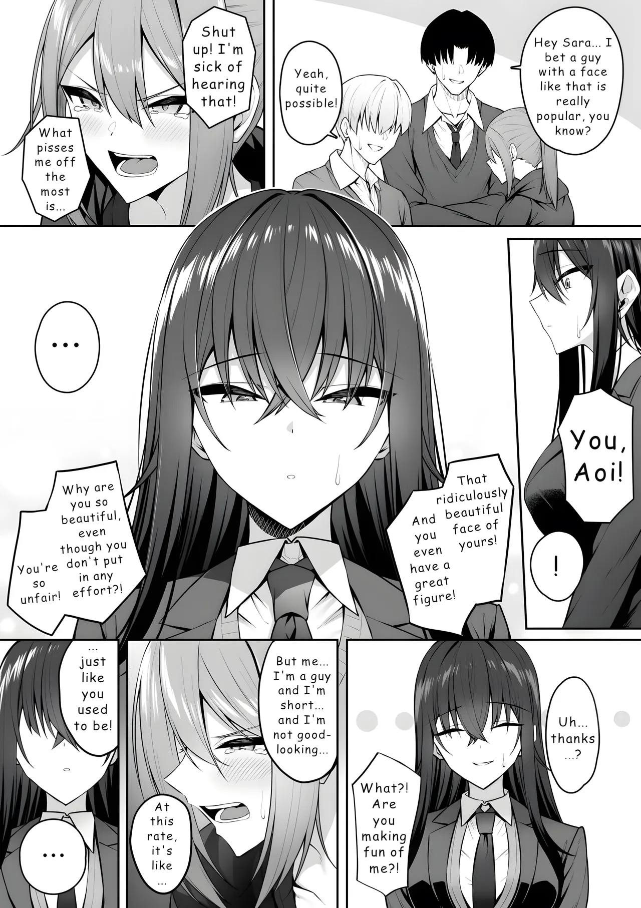[Potato Usushio]Gal to Boku ga Seibetsu Gyakuten Mesu no Boku to Shinjin Danshi[English] [Hydranoid] Page 29