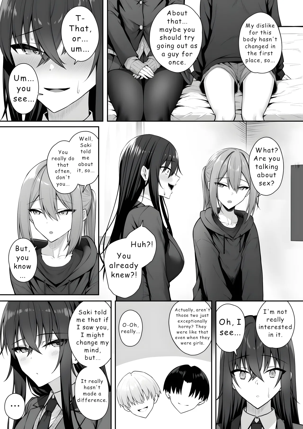 [Potato Usushio]Gal to Boku ga Seibetsu Gyakuten Mesu no Boku to Shinjin Danshi[English] [Hydranoid] Page 32