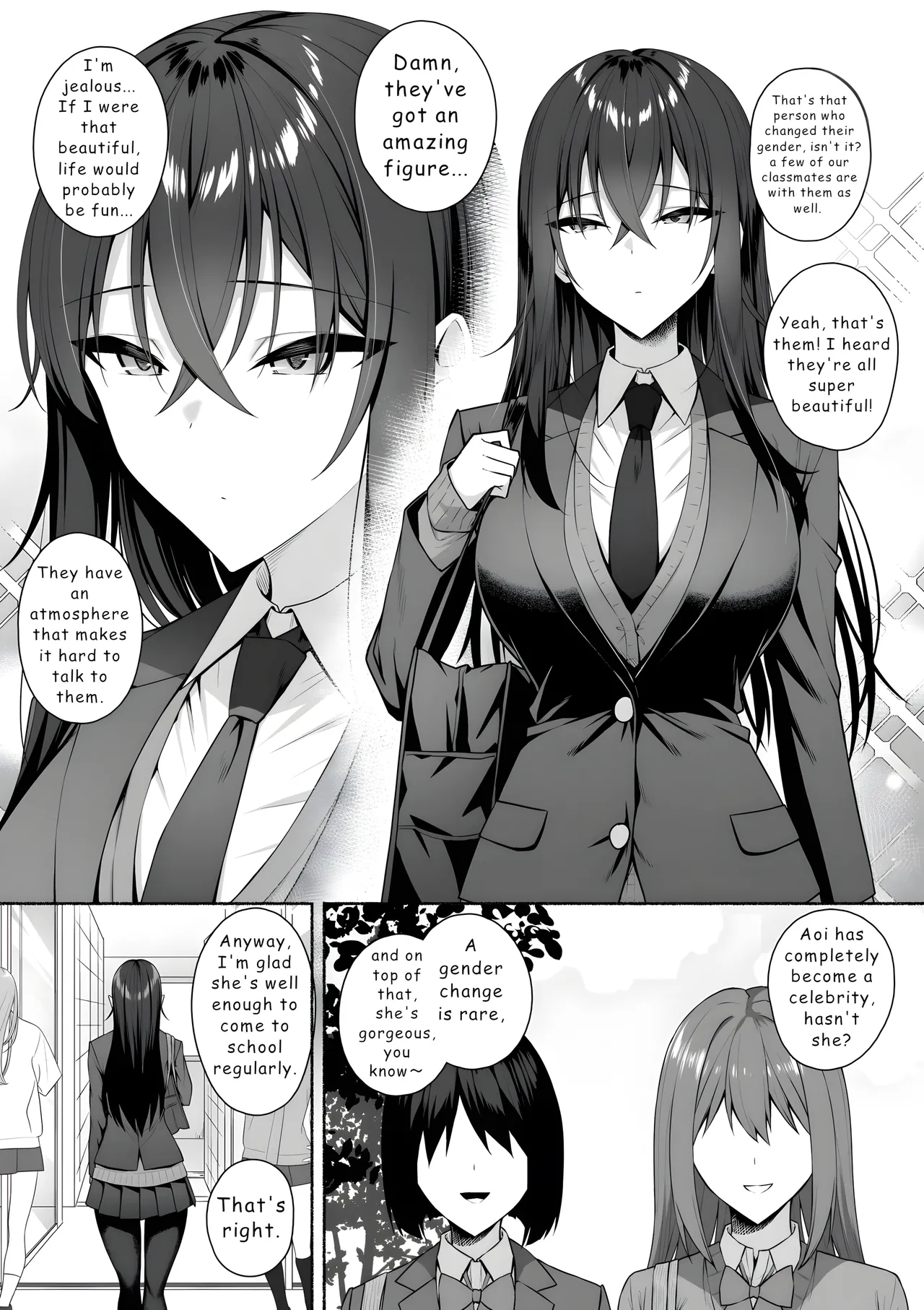 [Potato Usushio]Gal to Boku ga Seibetsu Gyakuten Mesu no Boku to Shinjin Danshi[English] [Hydranoid] Page 4