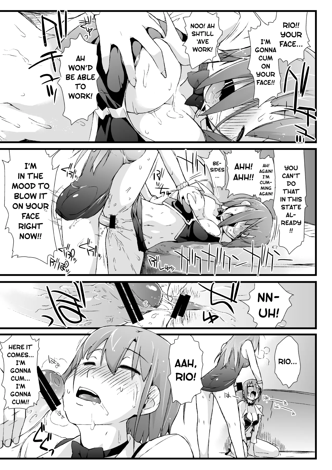 [Yokoshimanchi. (Ash Yokoshima)]Rio to H na Nakama?-tachi Ch.1-2(Super Black Jack) [English] [biribiri] [Digital] Page 39