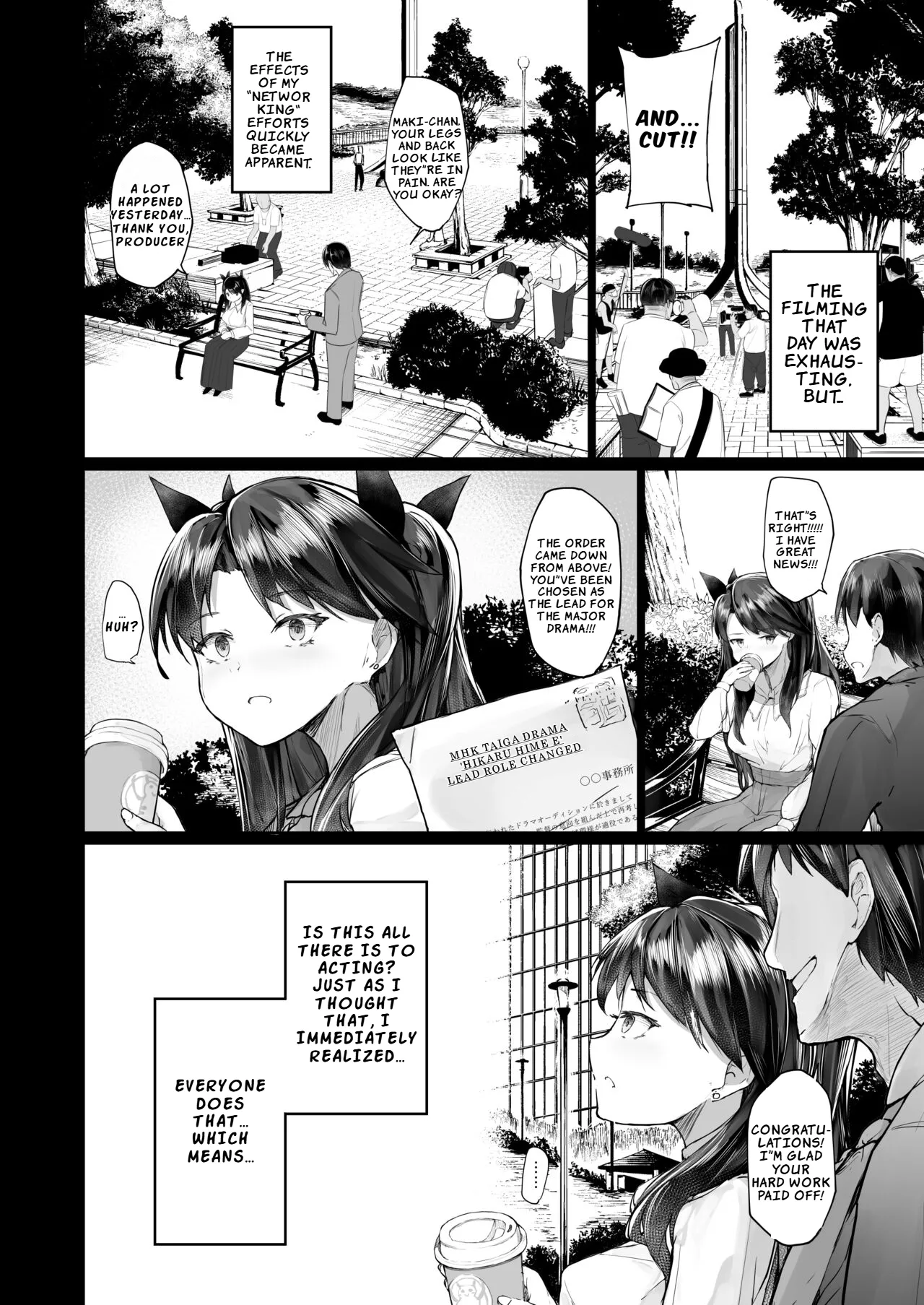[Atugi de 5 (Murlachrot)]Kairaku Ochi shita Joyuu no Matsuro Zenpen | The Downfall of an Actress Corrupted by Pleasure – Part 1[English] [LKK•Scans] [Digital] Page 28