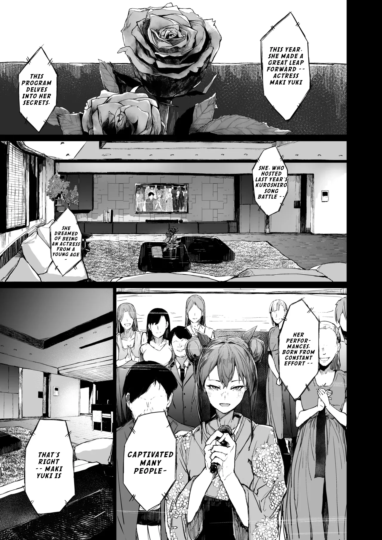 [Atugi de 5 (Murlachrot)]Kairaku Ochi shita Joyuu no Matsuro Kouhen | The Downfall of an Actress Corrupted by Pleasure – Part 2[English] [LKK•Scans] [Digital] Page 3