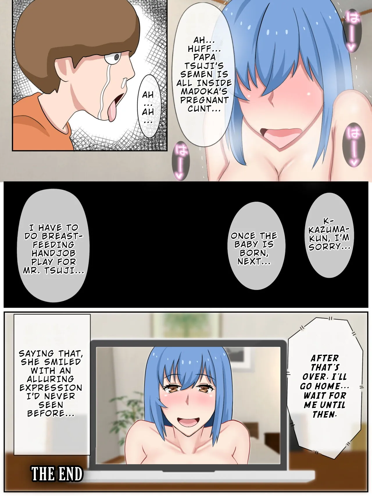 [Saimonke]Uchi no Tsuma wa Jitaku Fuuzokujou (Okuribito-sama Senyou) o Shiteimasu | My Wife Works as a High-end Escort for the Ultra-rich[English] [LKK•Scans] Page 55